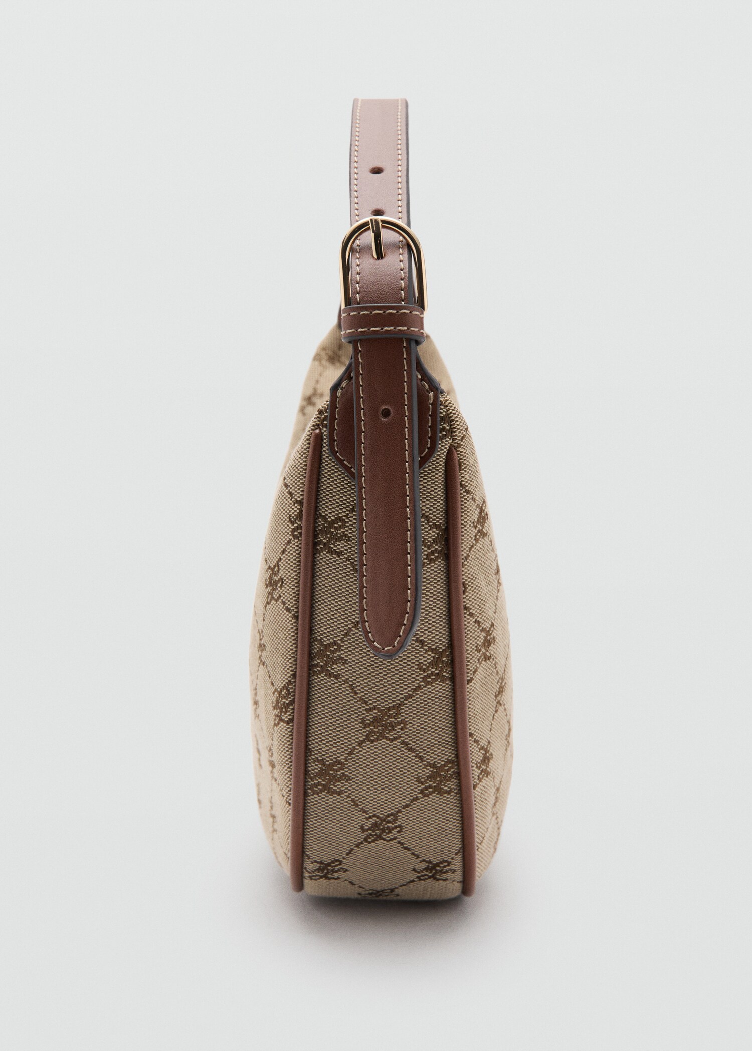 Small shoulder bag with logo print - Details of the article 1