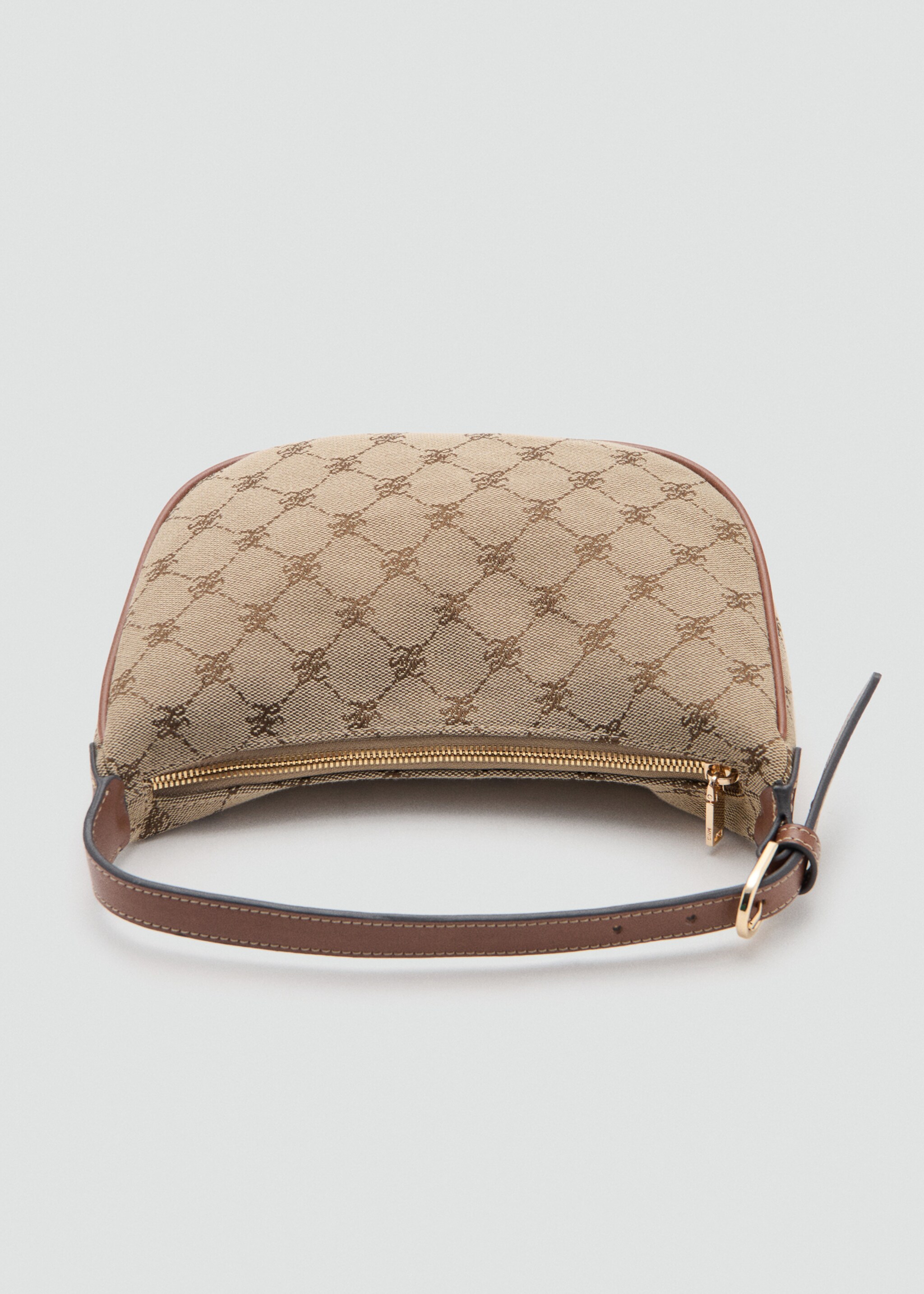 Small shoulder bag with logo print - Details of the article 2, Leather. Ref: 27095162-00.