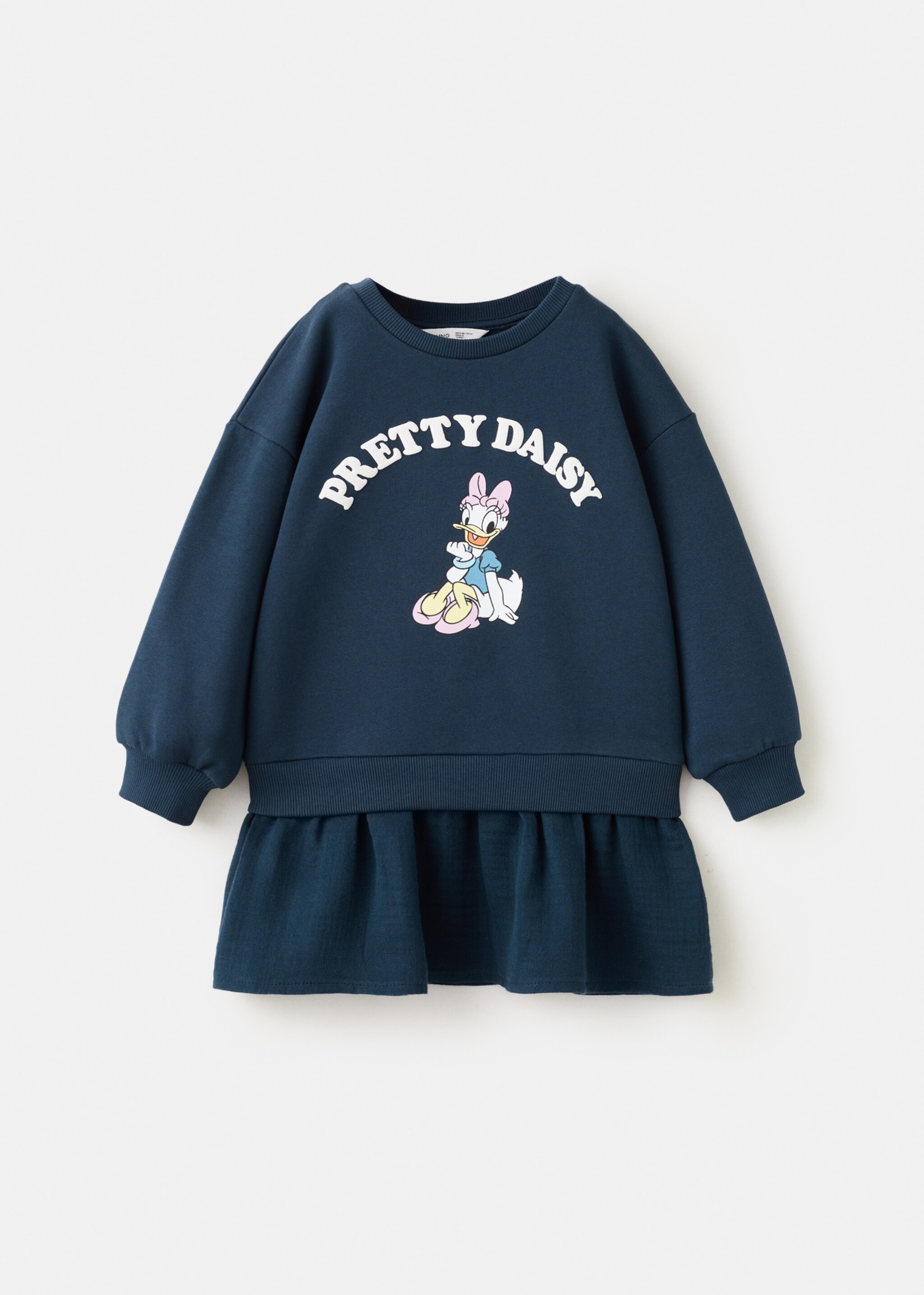 Daisy sweatshirt dress - Article without model, Navy. Ref: 27095165-00.