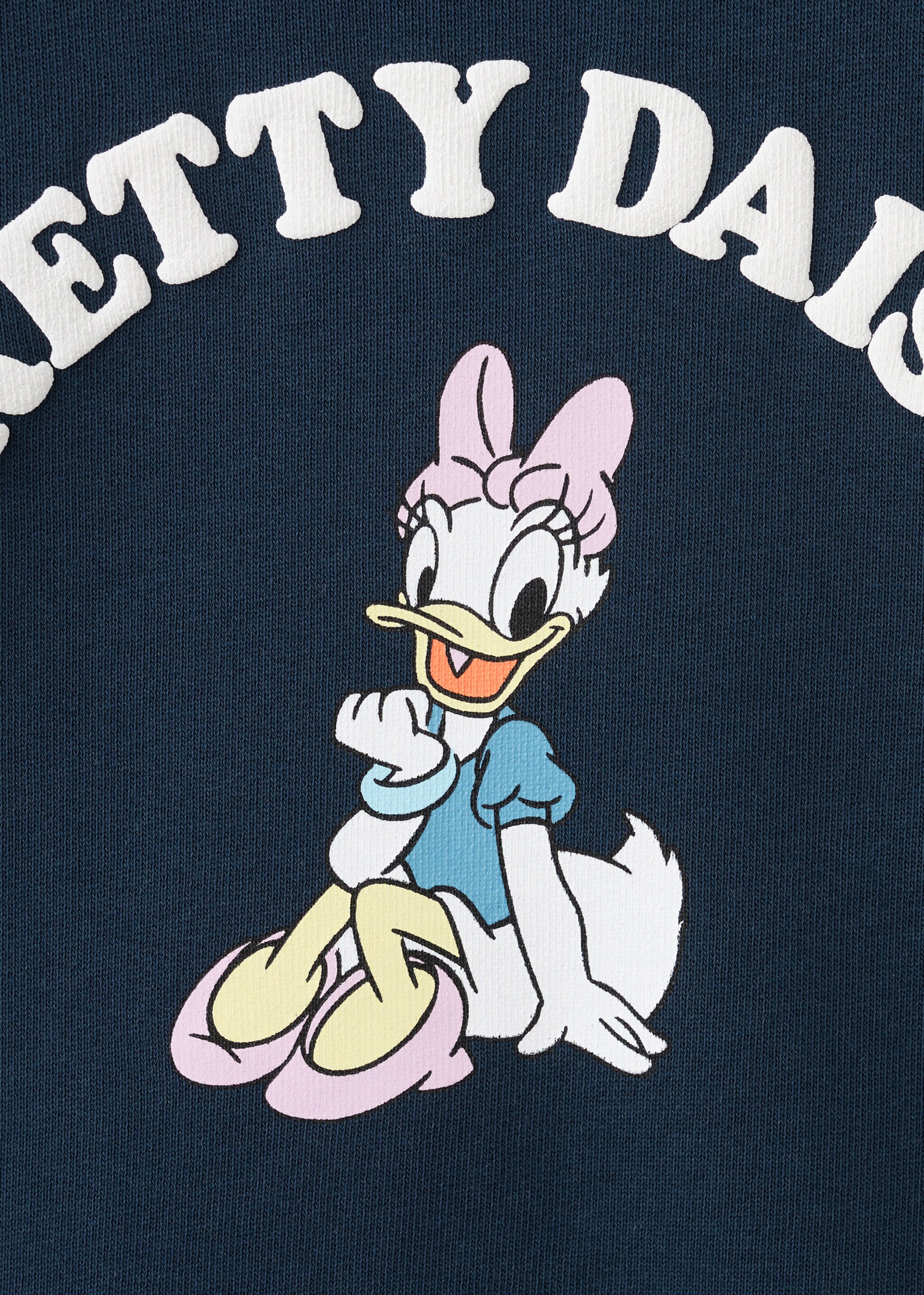 Daisy sweatshirt dress - Details of the article 8, Navy. Ref: 27095165-00.