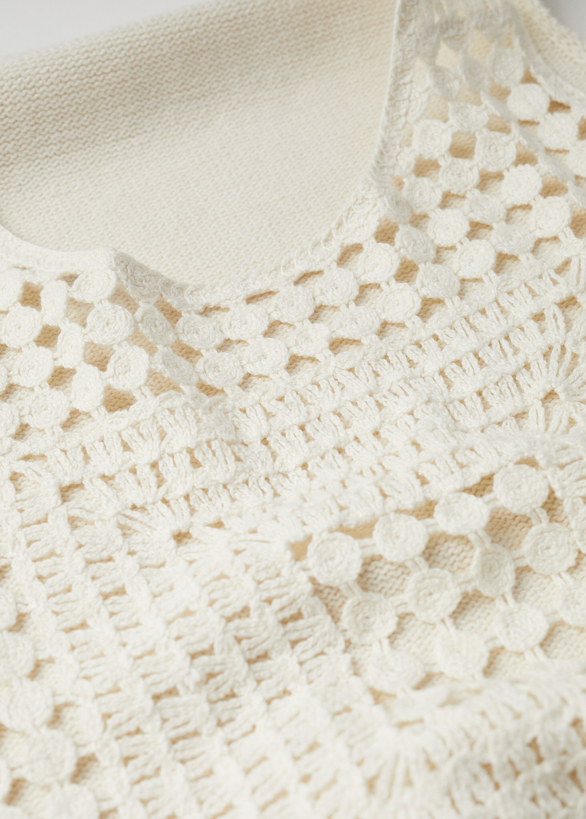 Cotton crochet top - Details of the article 8