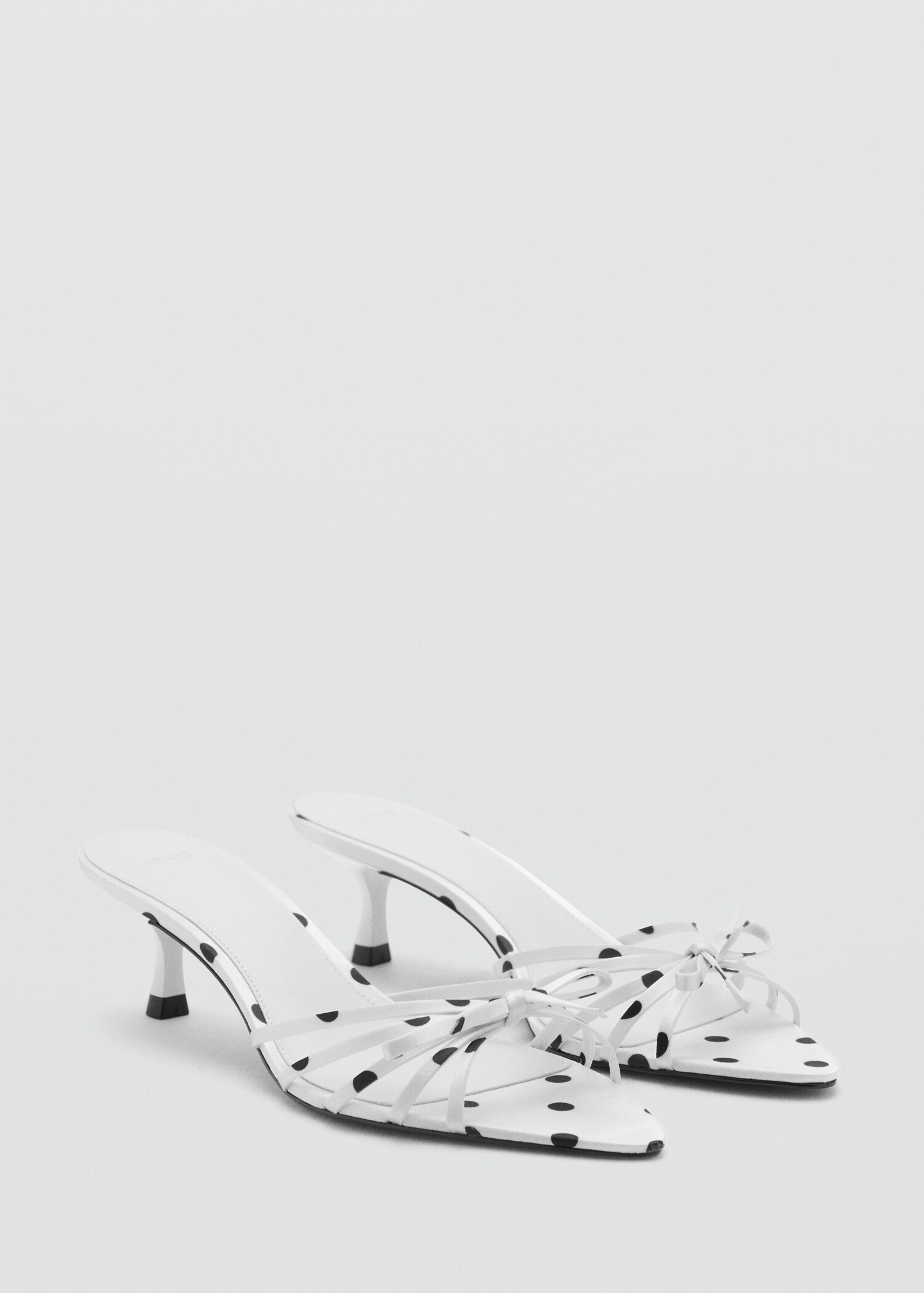 Polka-dot strap sandals - Medium plane
