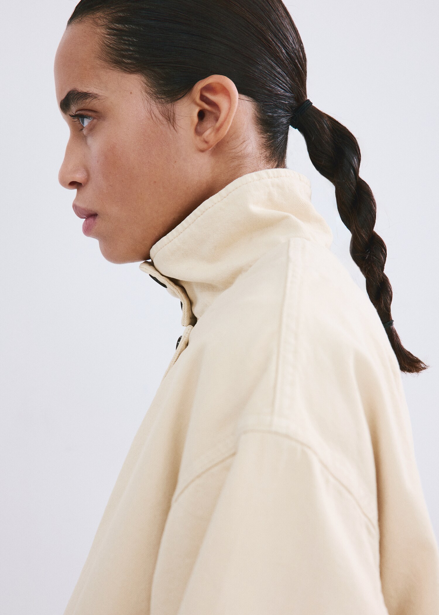 Parka jean oversize avec poches - Détail de l'article 1