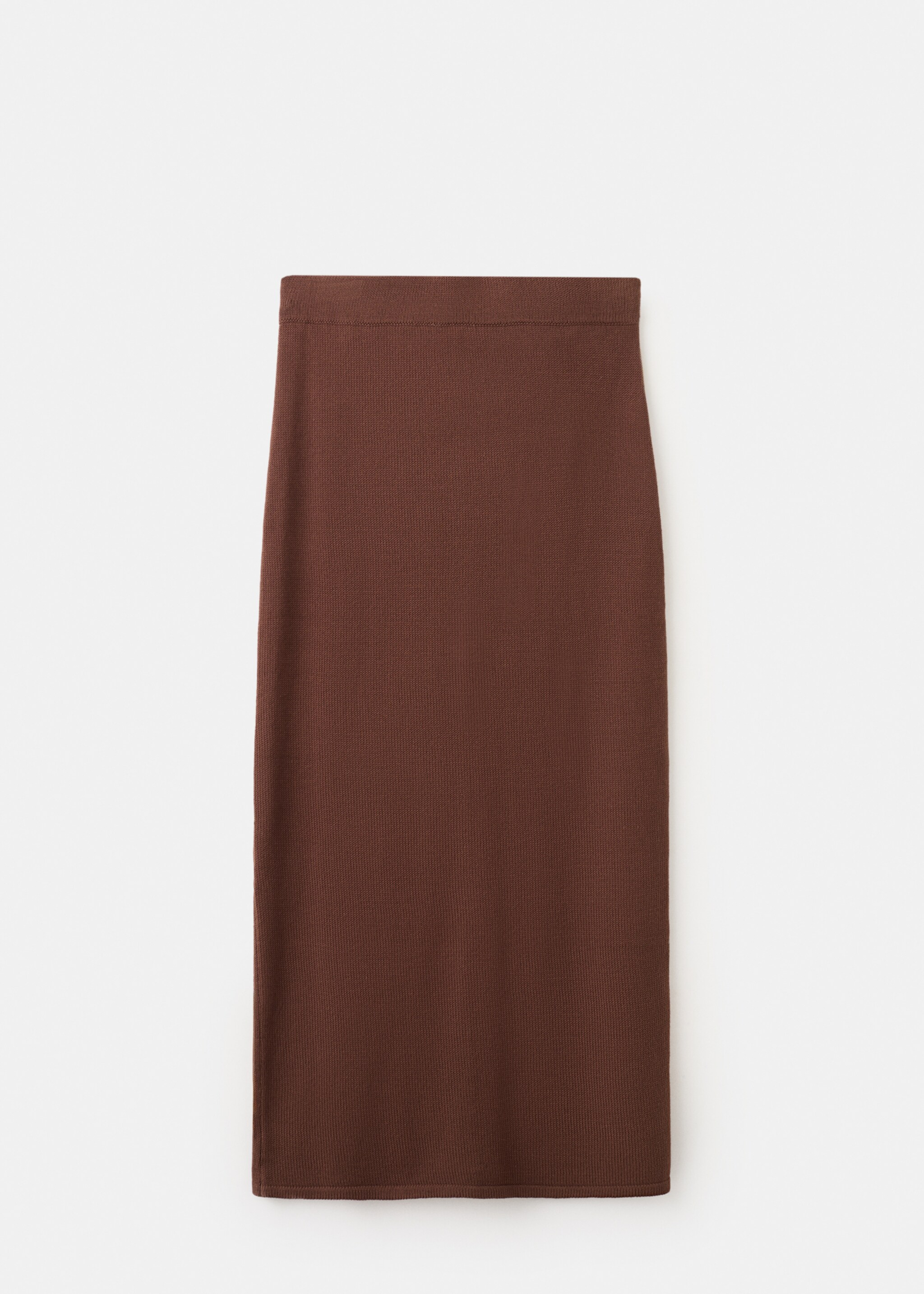 Opening pencil skirt - Article without model, Chocolate. Ref: 27095818-00.