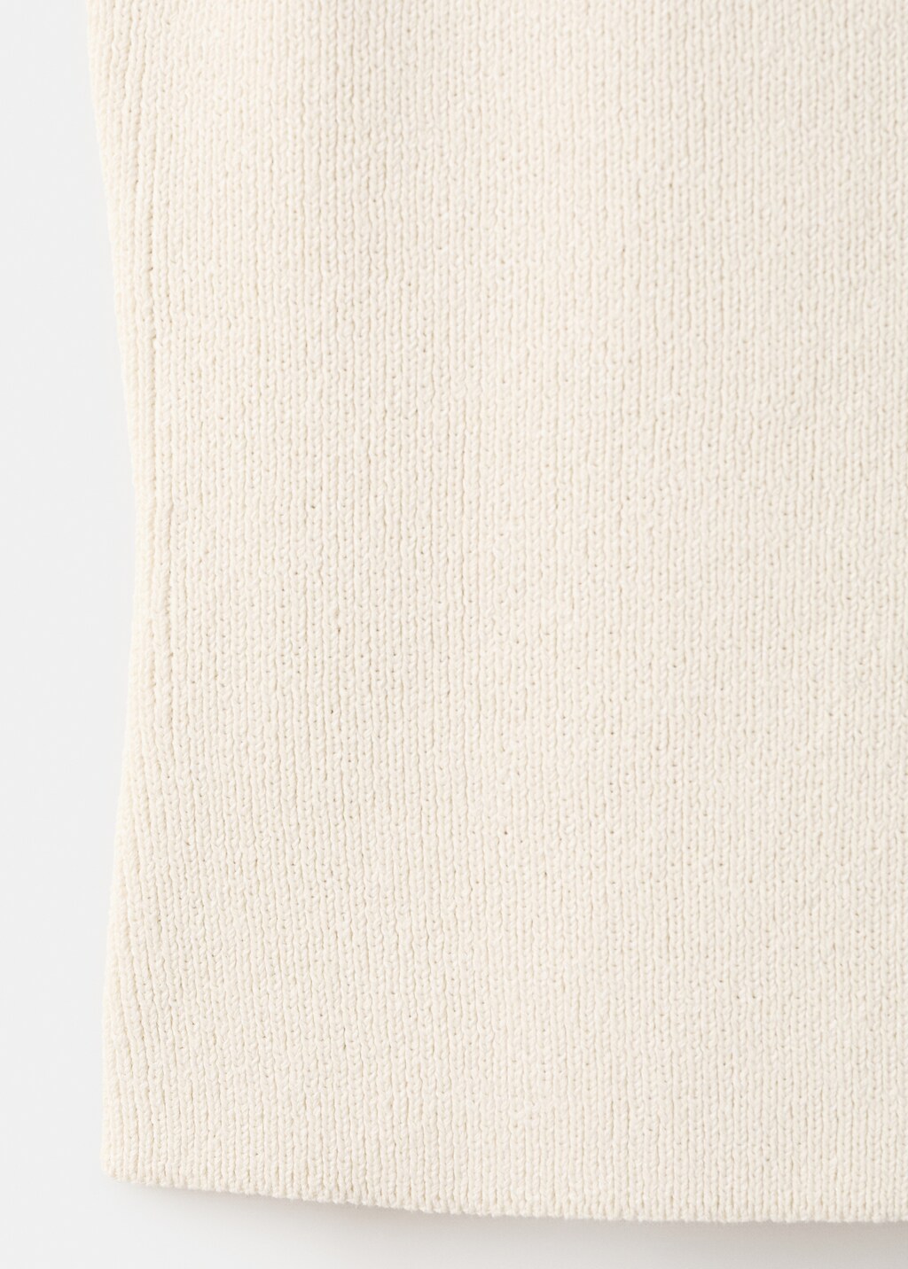 Knitted waistcoat with contrast piping - image 4