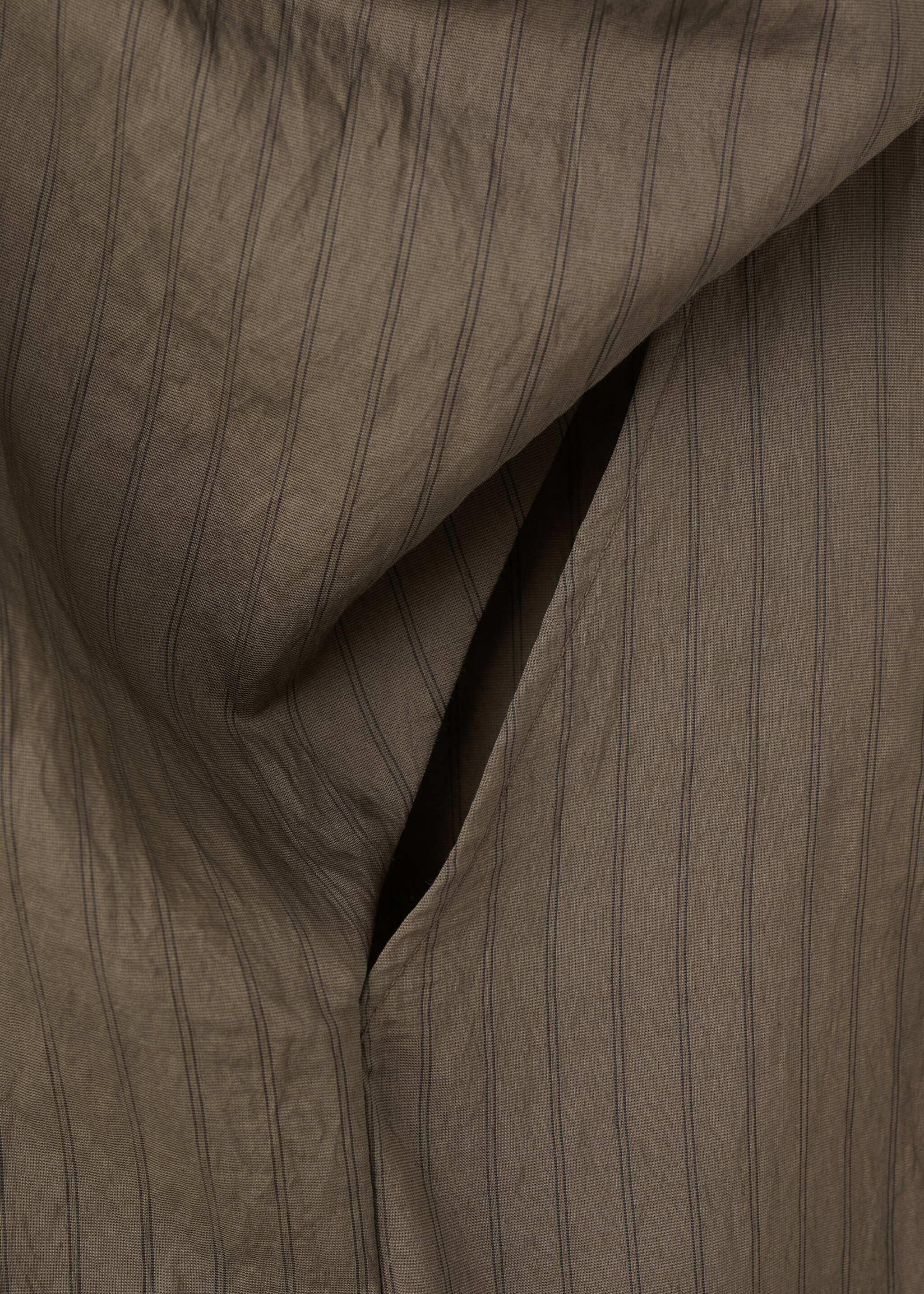 Striped scarf top - Details of the article 8, Brown. Ref: 27095821-00.