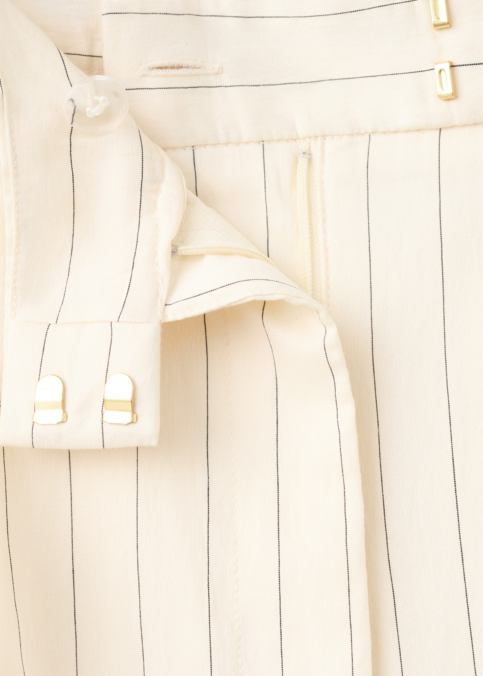 Pinstripe suit trousers - Details of the article 8, Off White. Ref: 27095826-00.