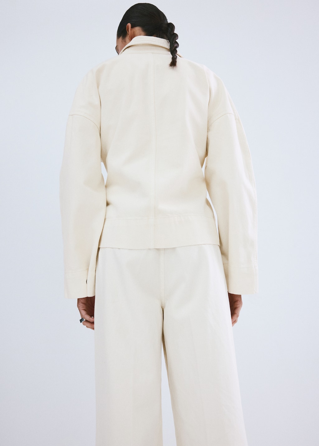 Mango Denim trench coat with belt