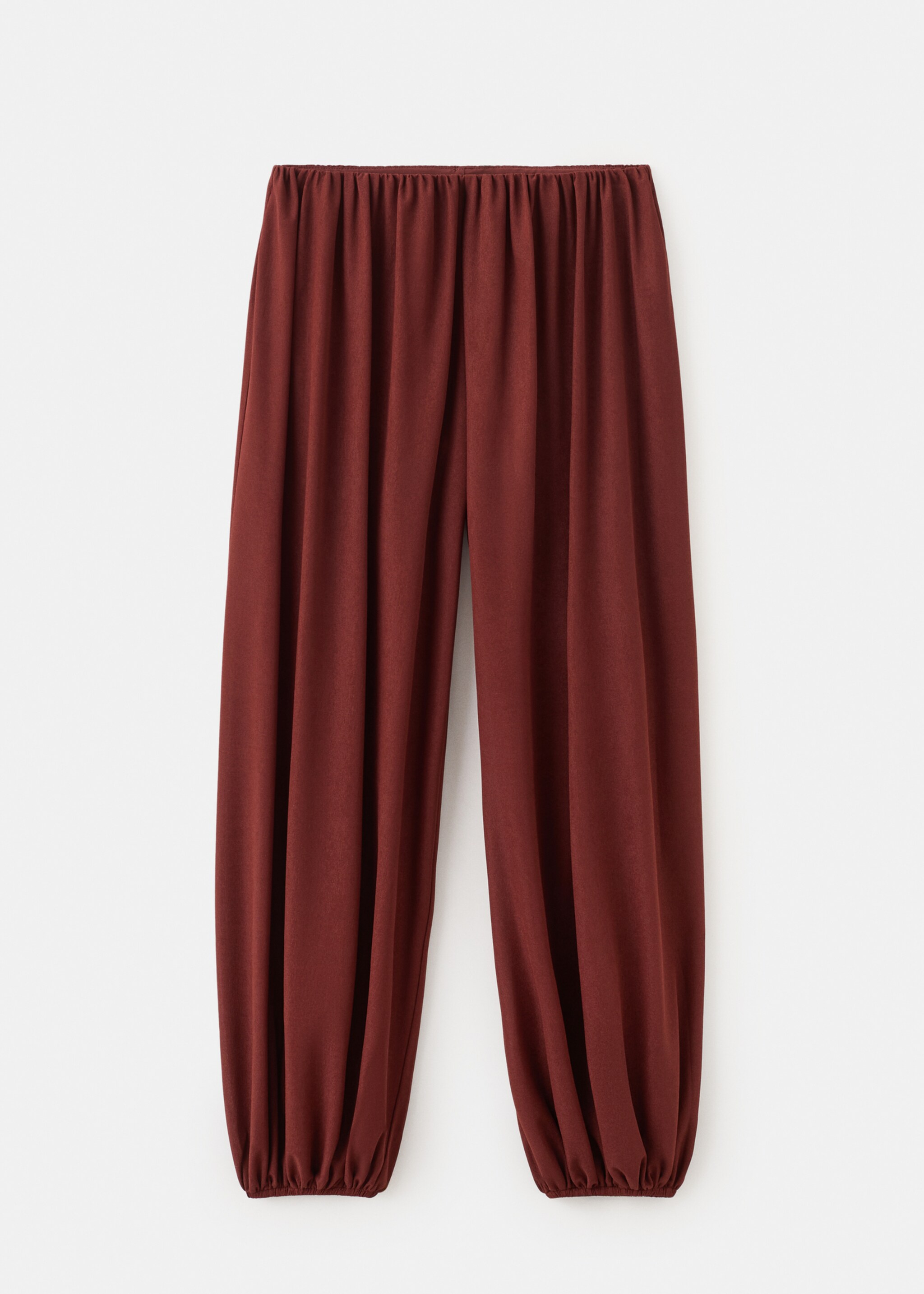 Pantalón balloon tiro medio - Artículo sin modelo, Rojo anaranjado. Ref: 27095831-00.