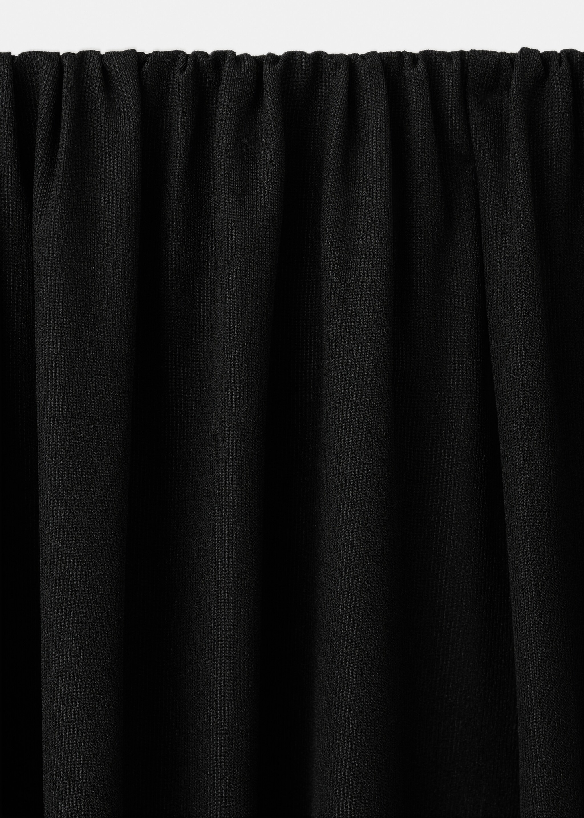 Mid-rise harem pants - Details of the article 8, Black. Ref: 27095831-00.