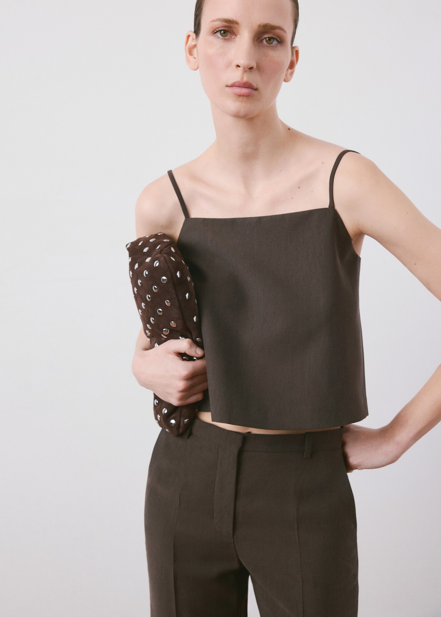 Chaleco traje lyocell - Plano medio