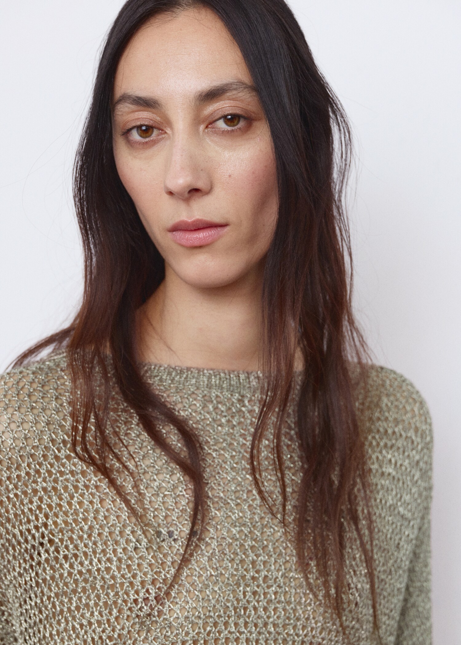 Lurex knitted sweater - Details of the article 1