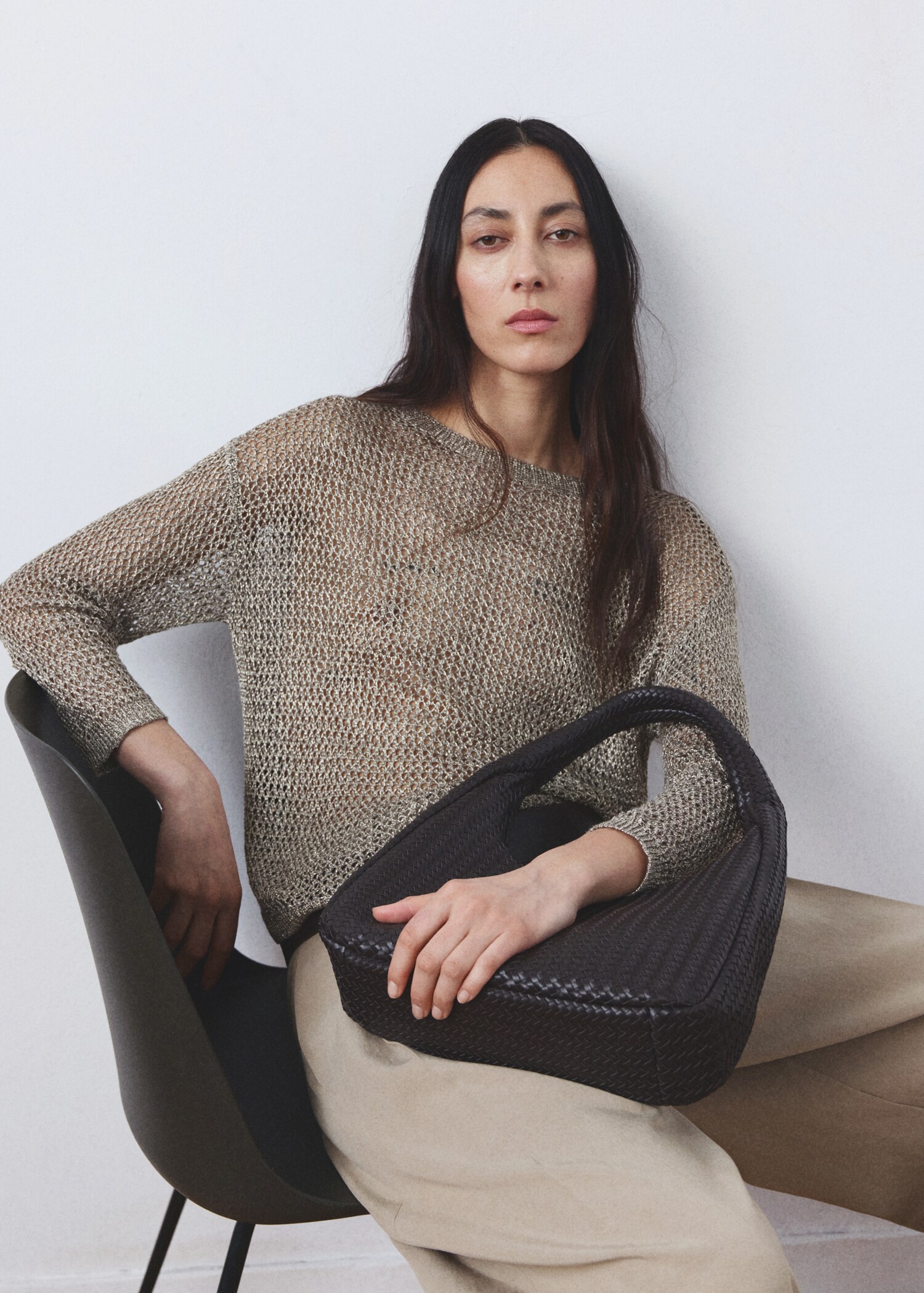 Lurex knitted sweater - Details of the article 2
