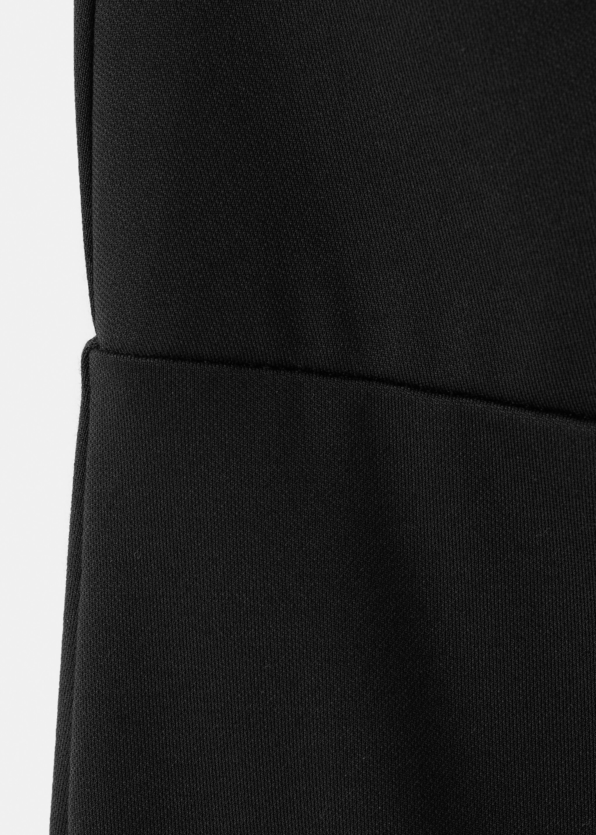 Straight maternity trousers - Details of the article 8, Black. Ref: 27095836-00.