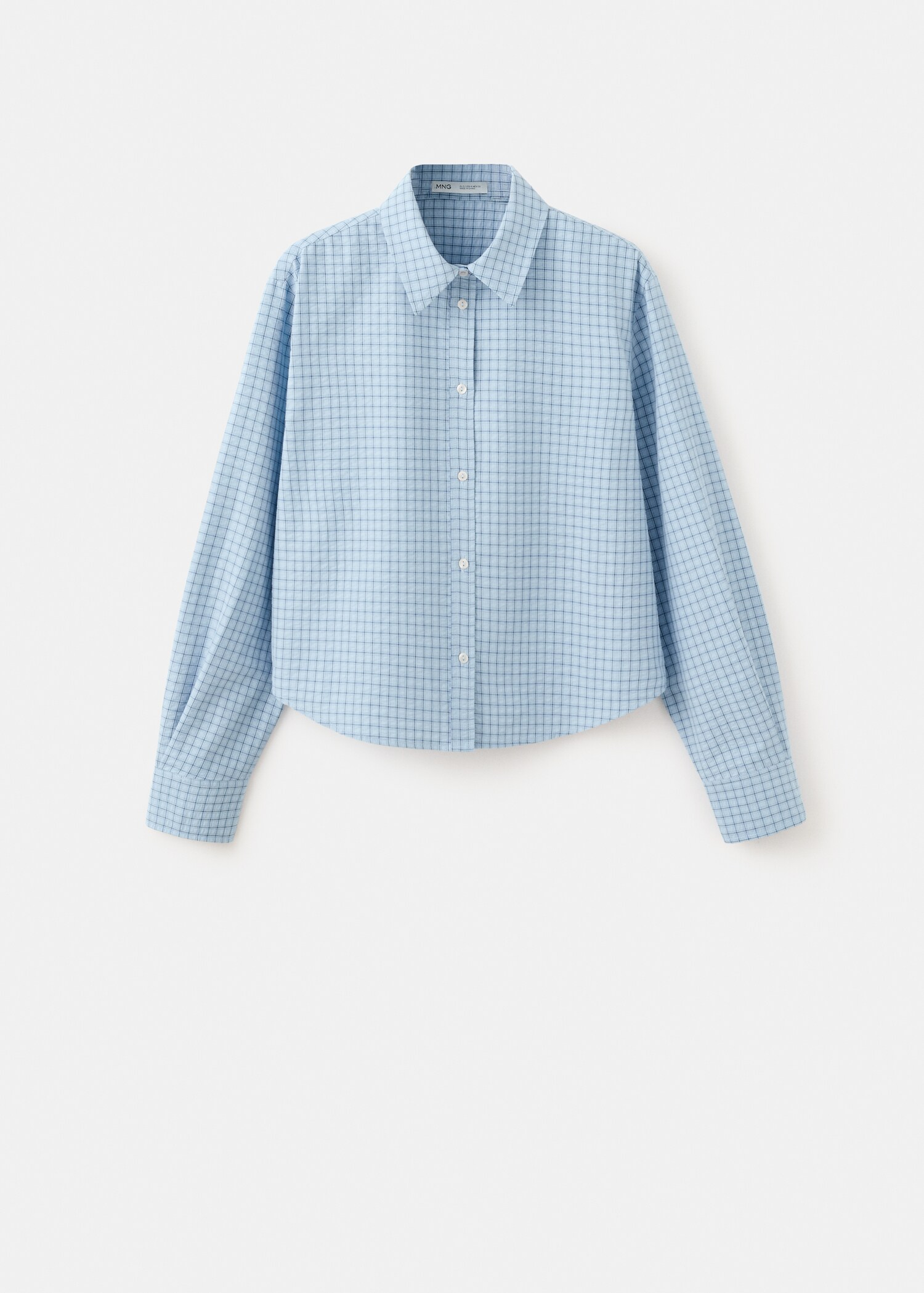 Straight checkered shirt - Article without model