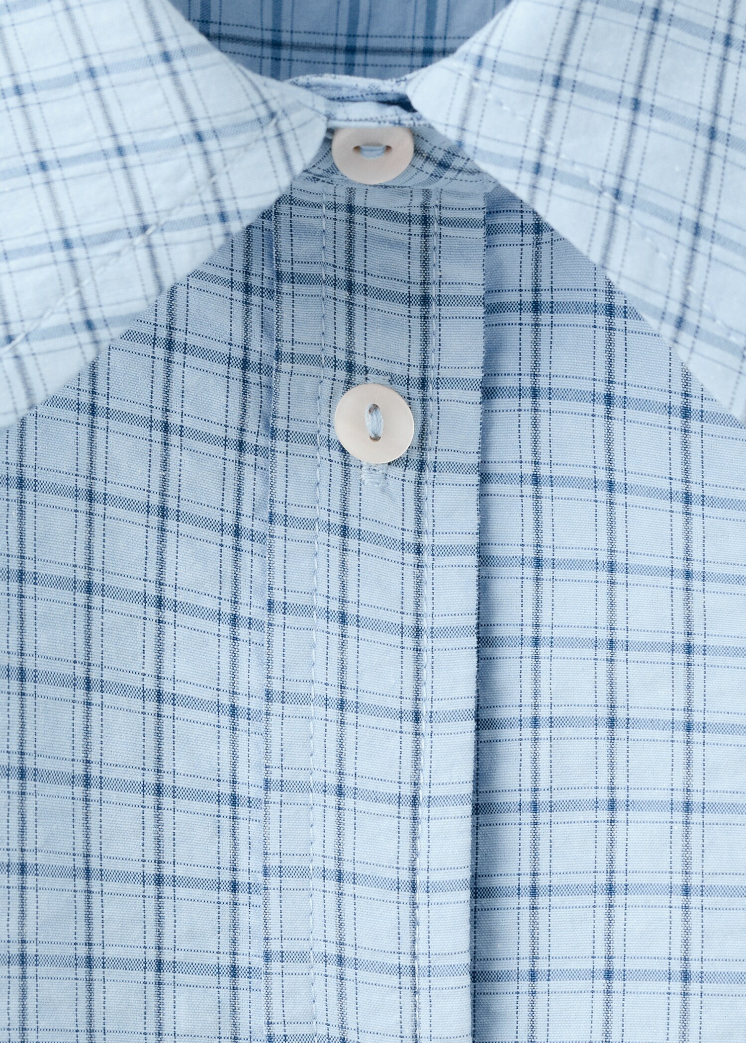 Straight checkered shirt - Details of the article 8