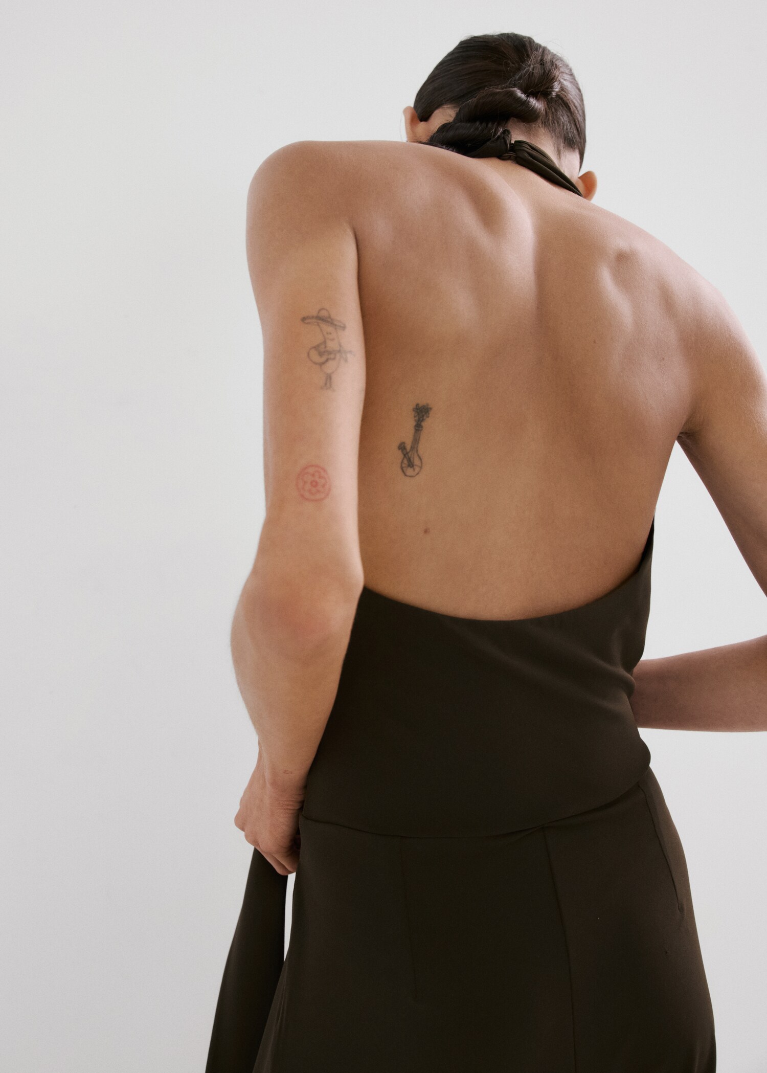 Bow wrap jumpsuit - Reverse of the article