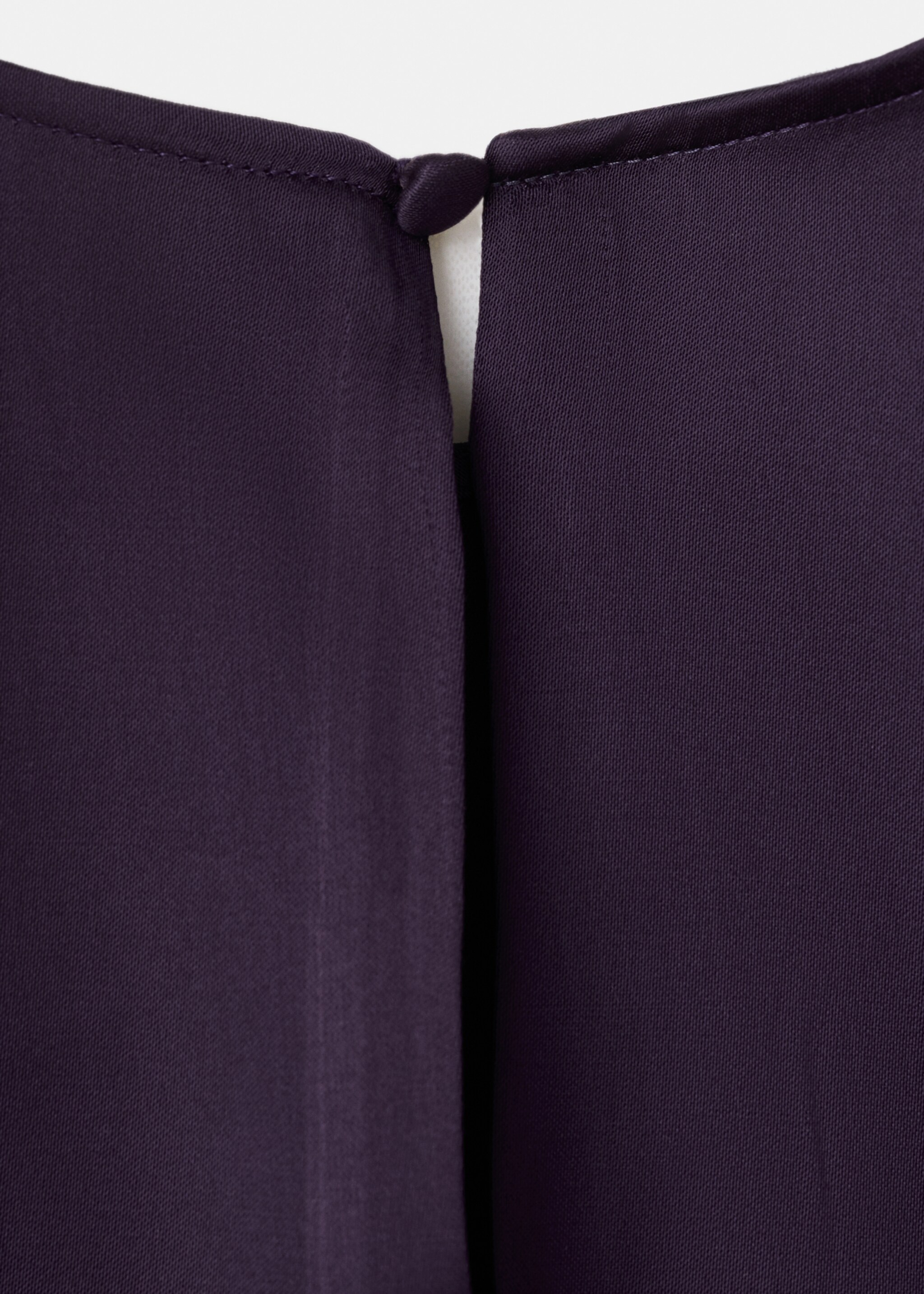 Τοπ σατέν δαντέλα ασύμμετρο - Λεπτομέρεια του προϊόντος 8, Μωβ. Ref: 27095844-00.