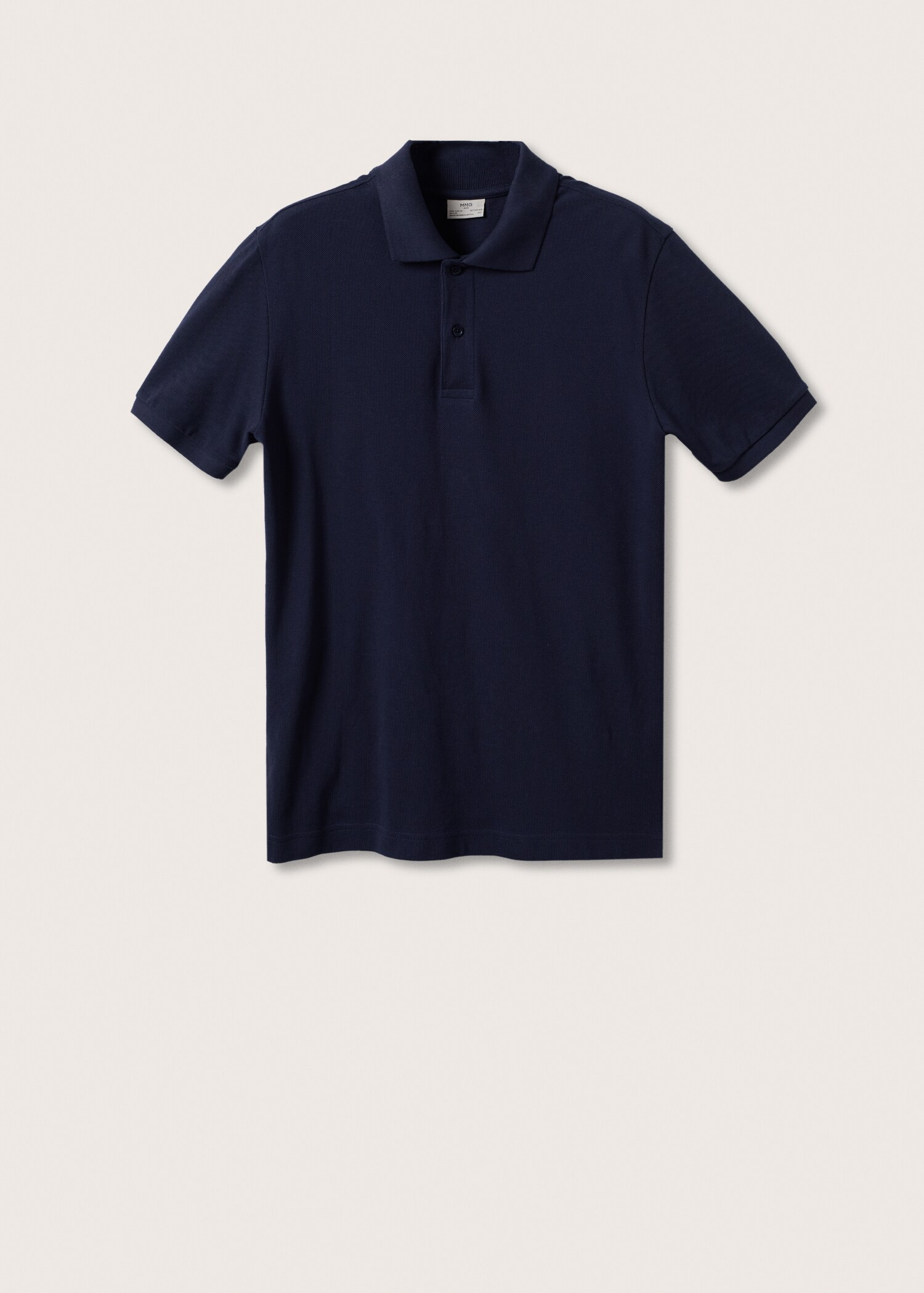 Cotton piqué polo shirt - Article without model