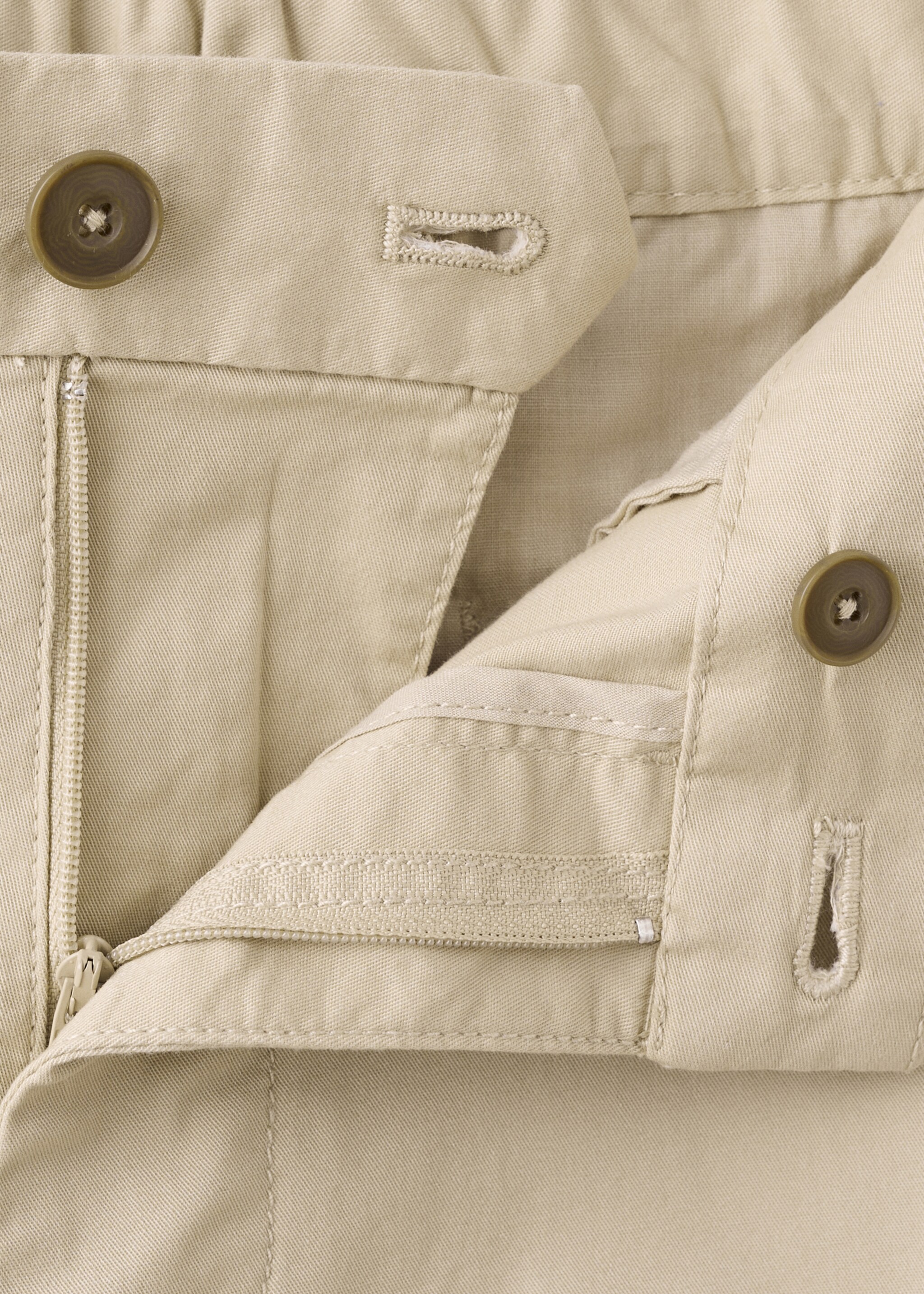 Bermuda slim-fit chino coton - Détail de l'article 0, Beige. Ref: 27095929-00.