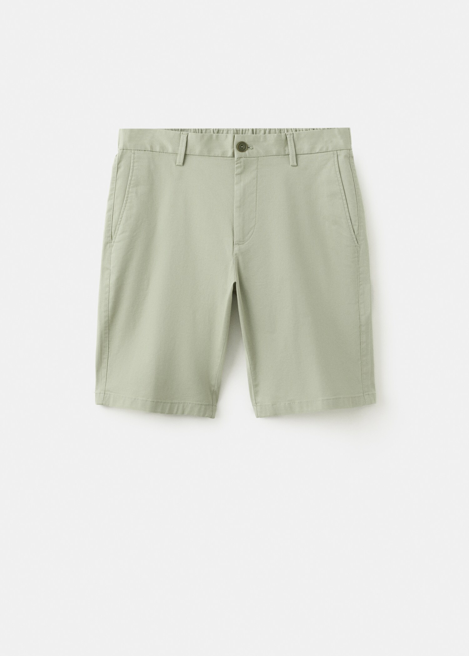 Slim-fit chino cotton bermuda shorts - Article without model