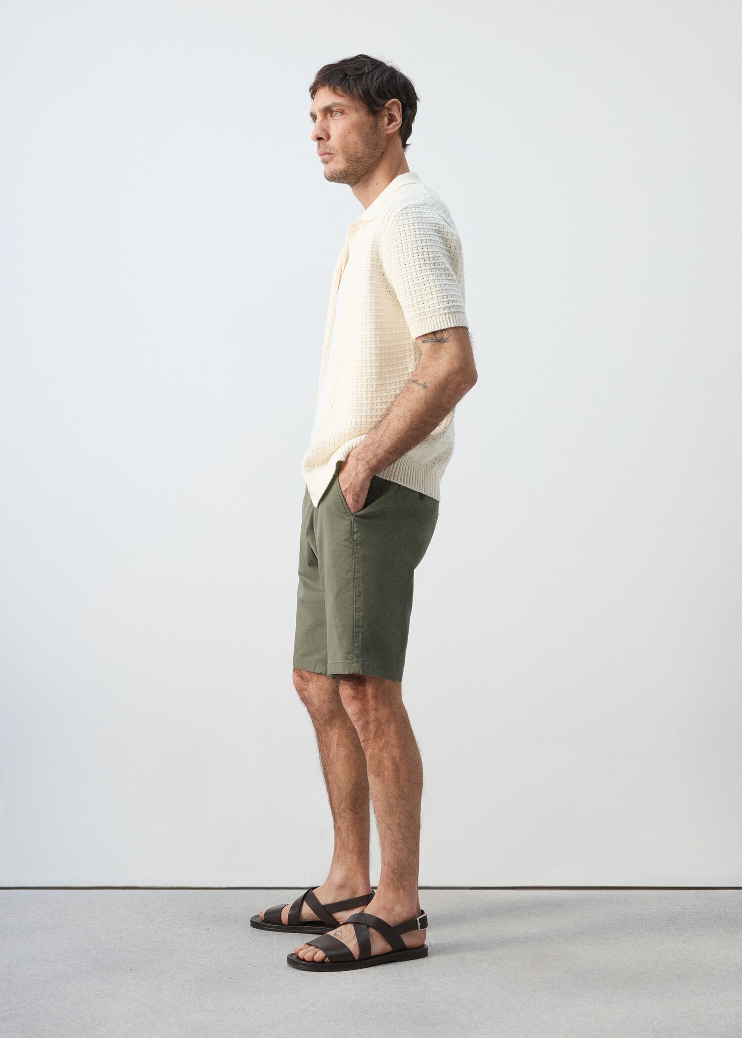 Bermudes slim fit xinesos cotó - Detall de l'article 2