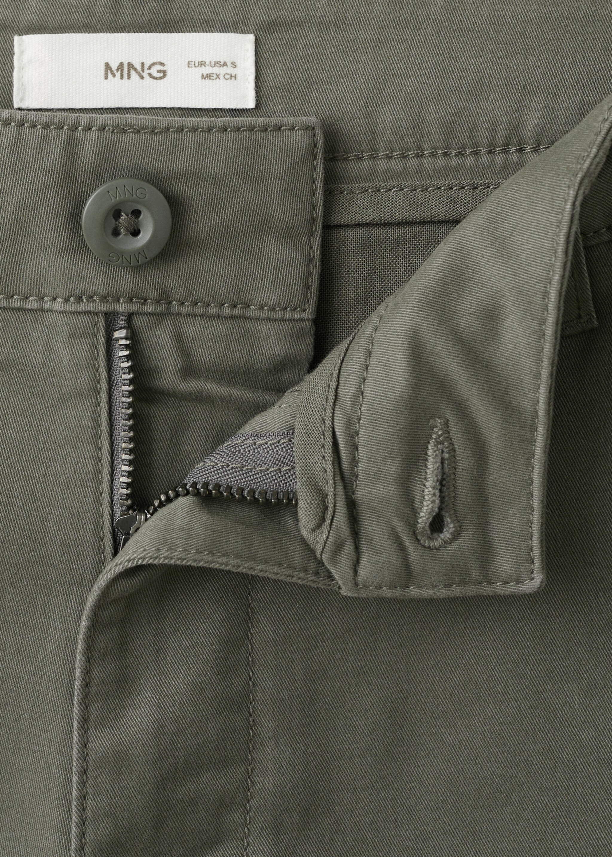 Bermuda shorts wang - Details of the article 0, Khaki. Ref: 27095930-00.