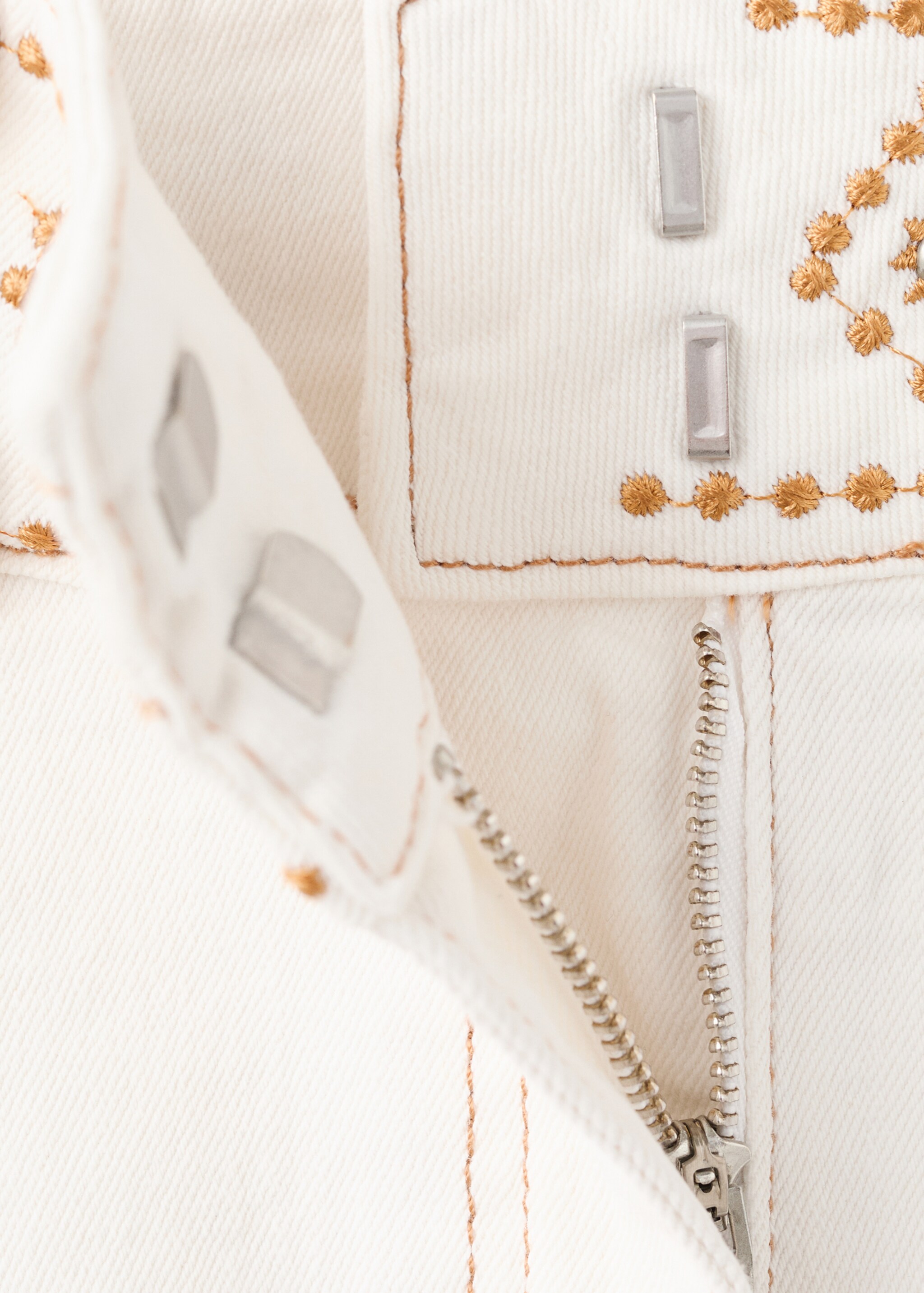 Skirt bordado - Details of the article 8, Off White. Ref: 27095931-00.