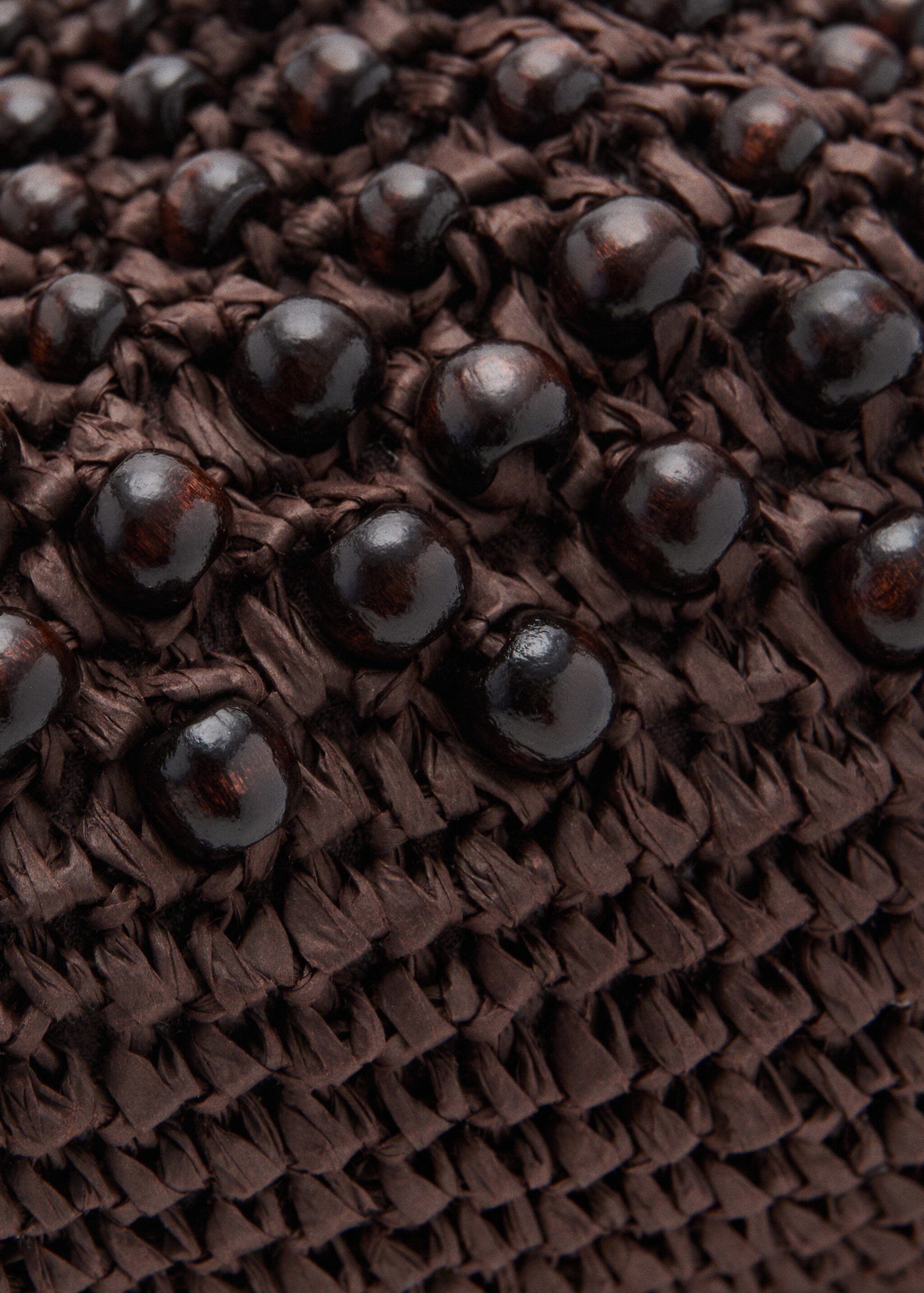 Bossa de mà fibra natural - Detall de l'article 1, Xocolata. Ref: 27095932-00.