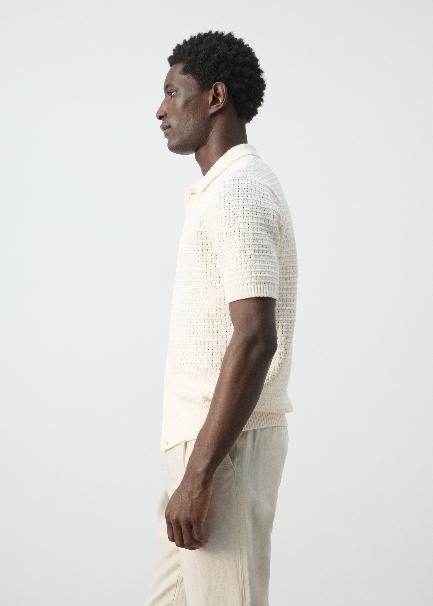 Openwork knitted shirt - Details of the article 2