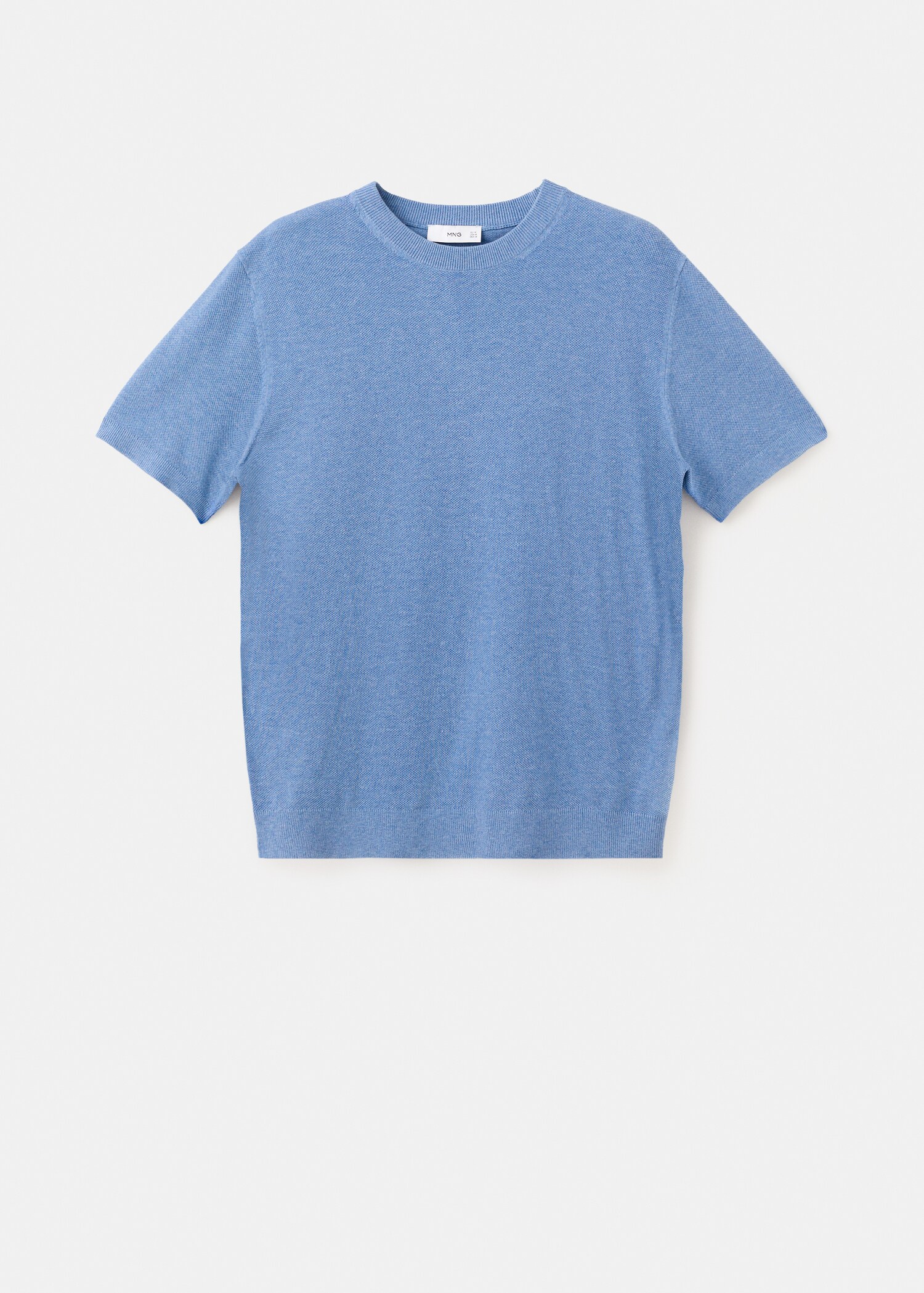 Cotton fine-knit t-shirt - Article without model