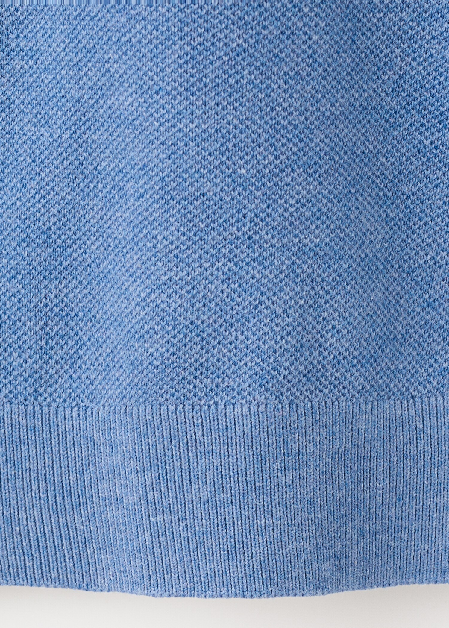 Cotton fine-knit t-shirt - Details of the article 0