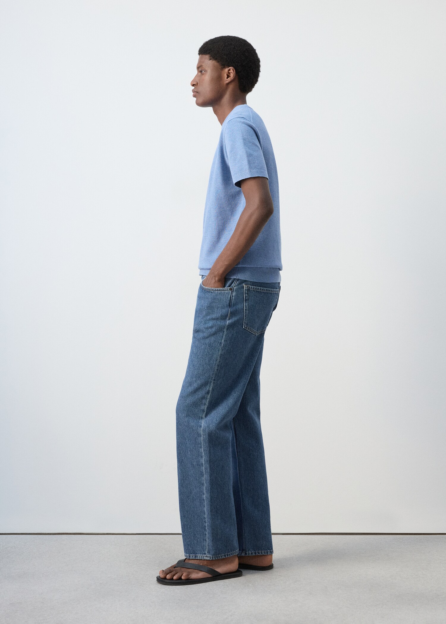 T-shirt maille fine coton - Détail de l'article 2