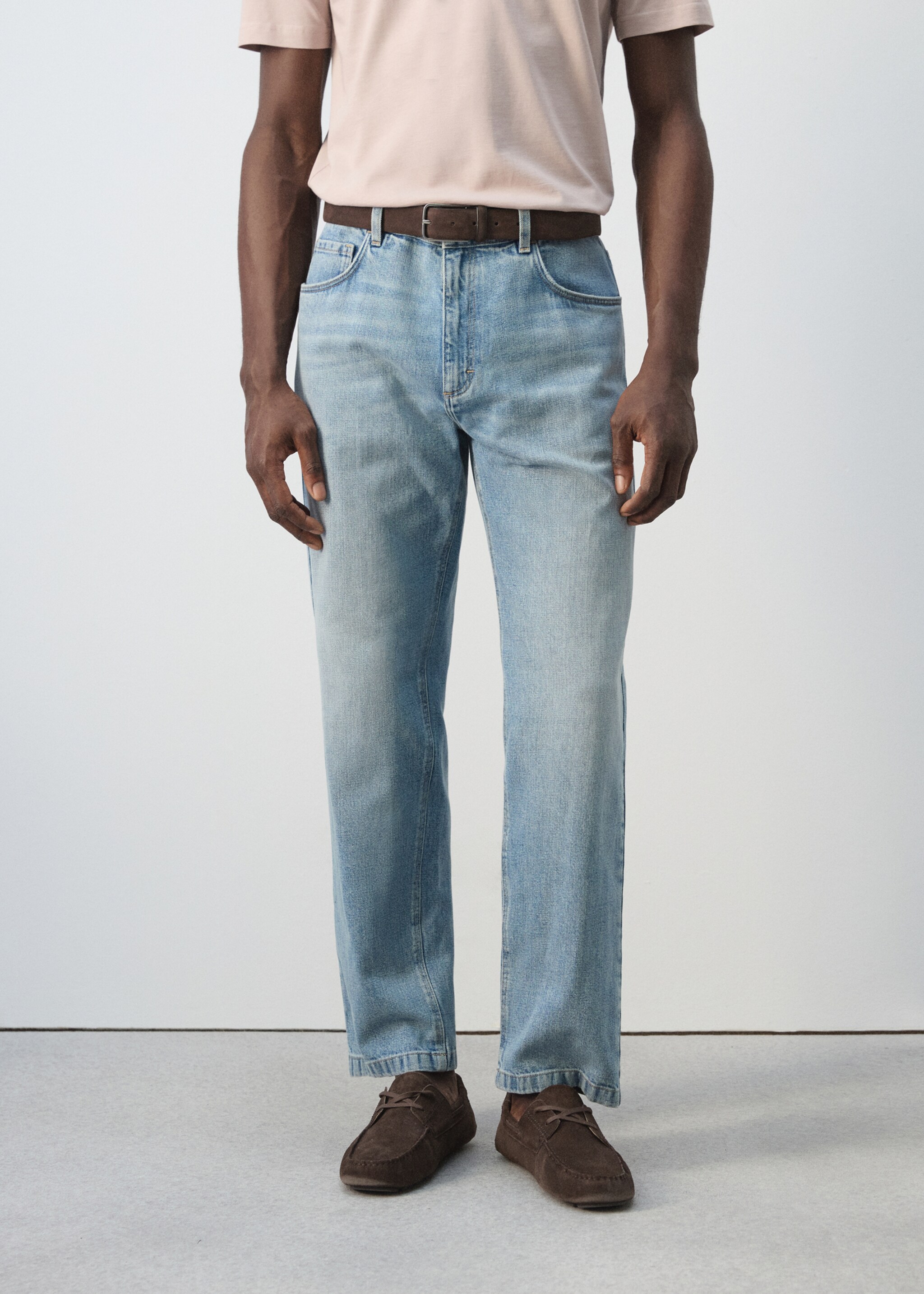 Jeans andreas - Middenvlak, Licht vintage blauw. Ref: 27095939-00.