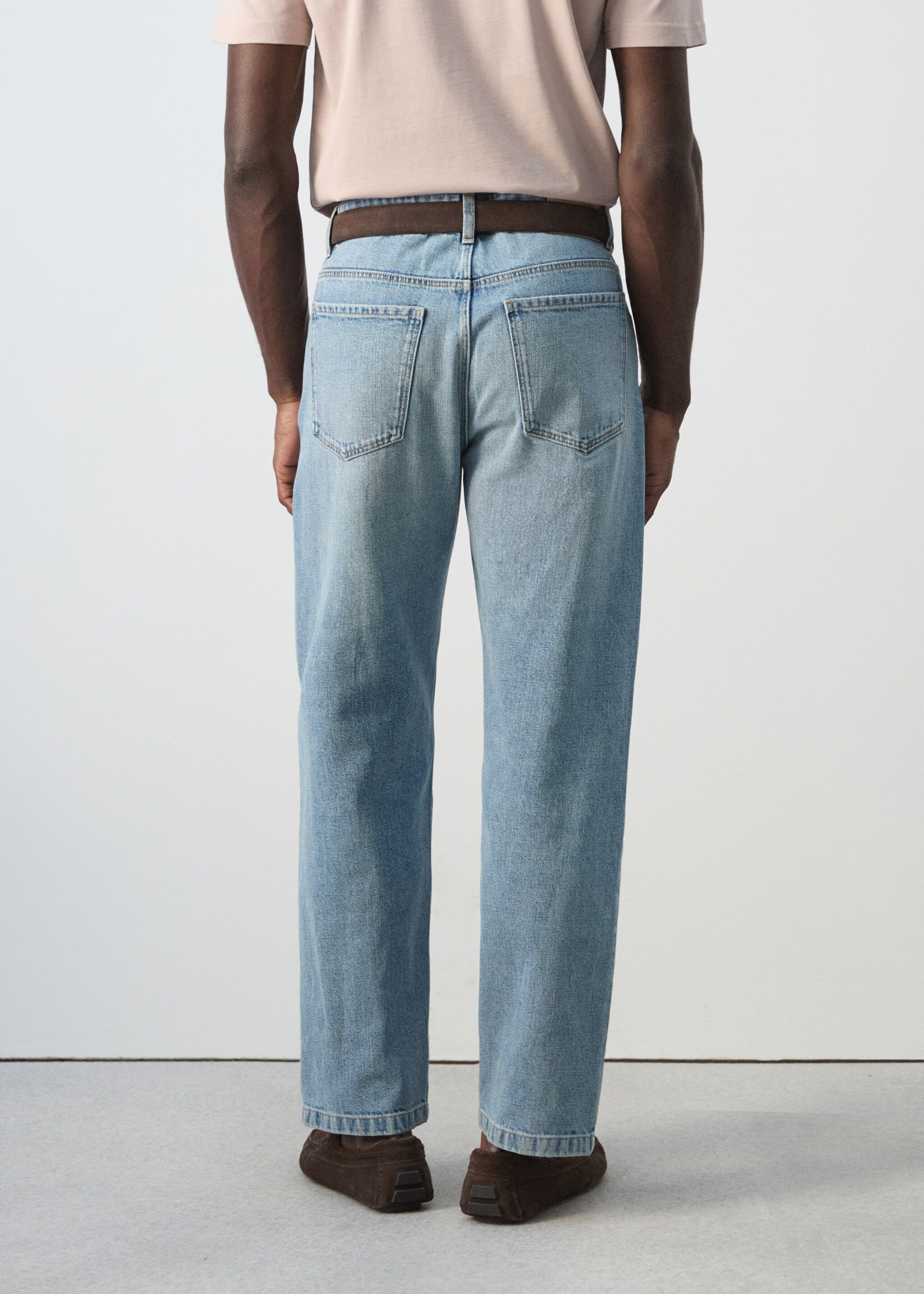 Jeans andreas - Achterkant van het artikel, Licht vintage blauw. Ref: 27095939-00.