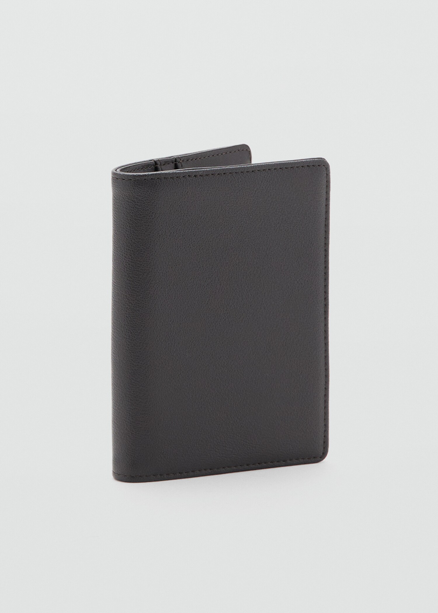 Leather wallet - Medium plane