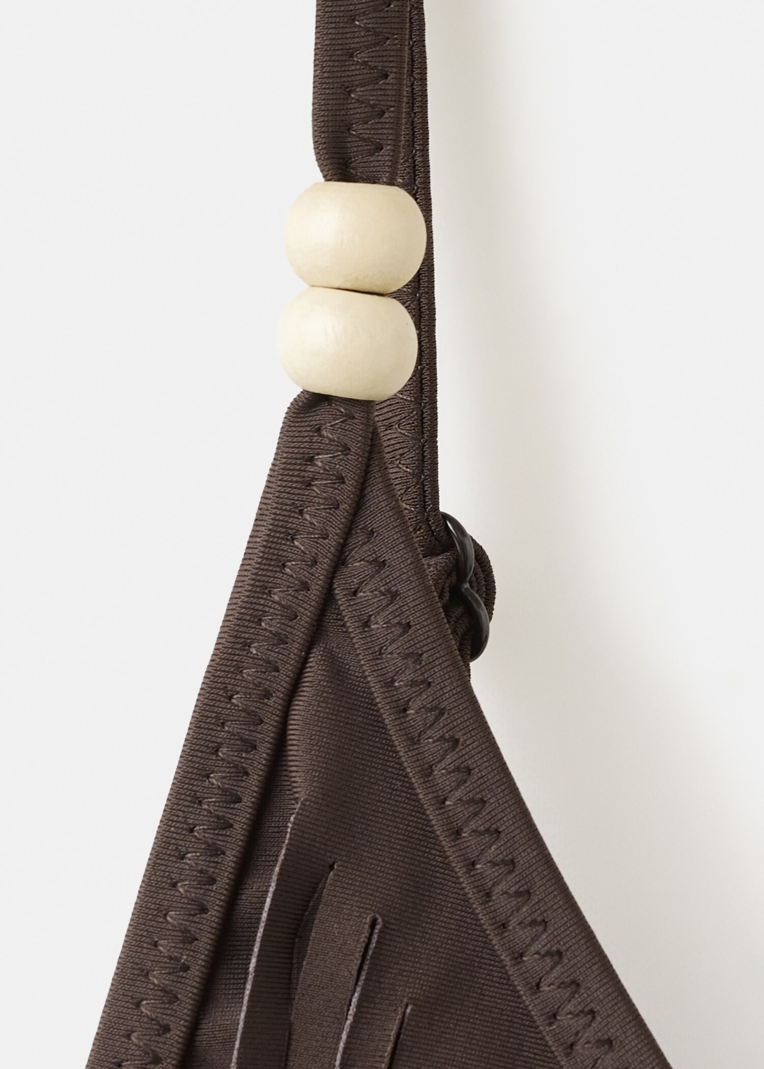 Fringed bikini with mid-rise bottoms - Details of the article 8