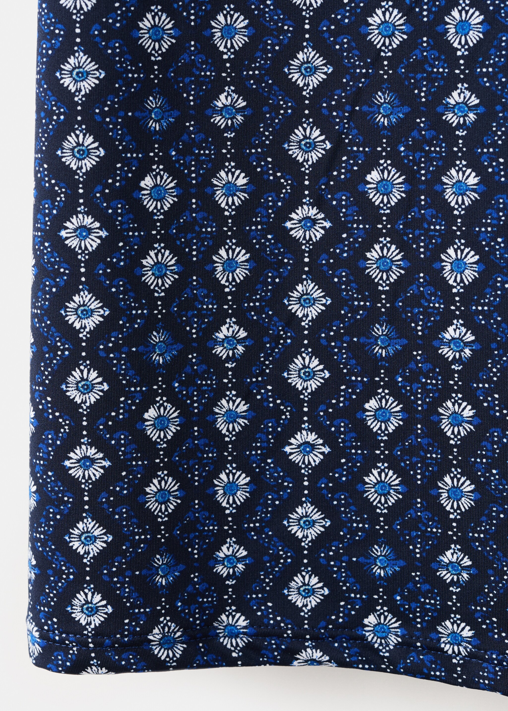 فستان هالتر بنقشة إثنية - تفاصيل المنتج 0, أزرق غامق. Ref: 27095944-00.