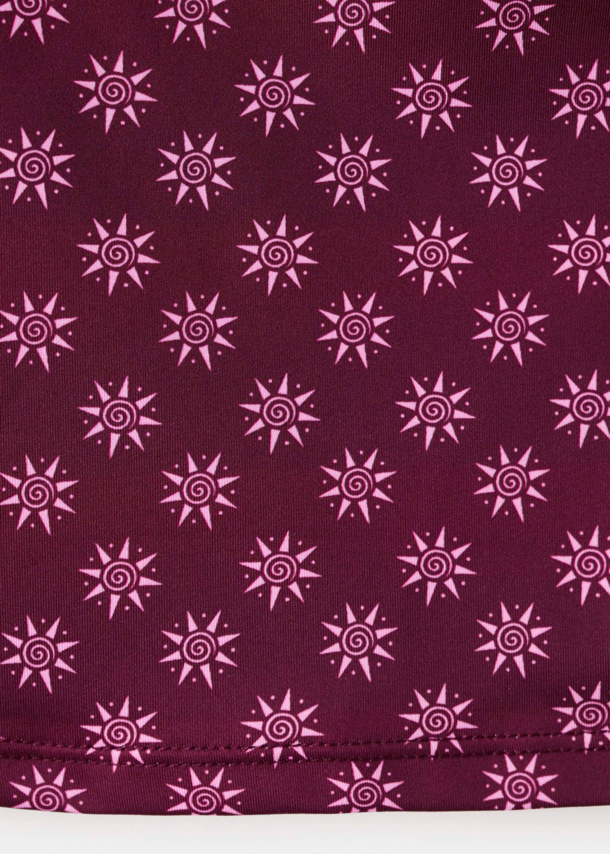 Jupe portefeuille imprimée - Détail de l'article 0, Bordeaux. Ref: 27095946-00.