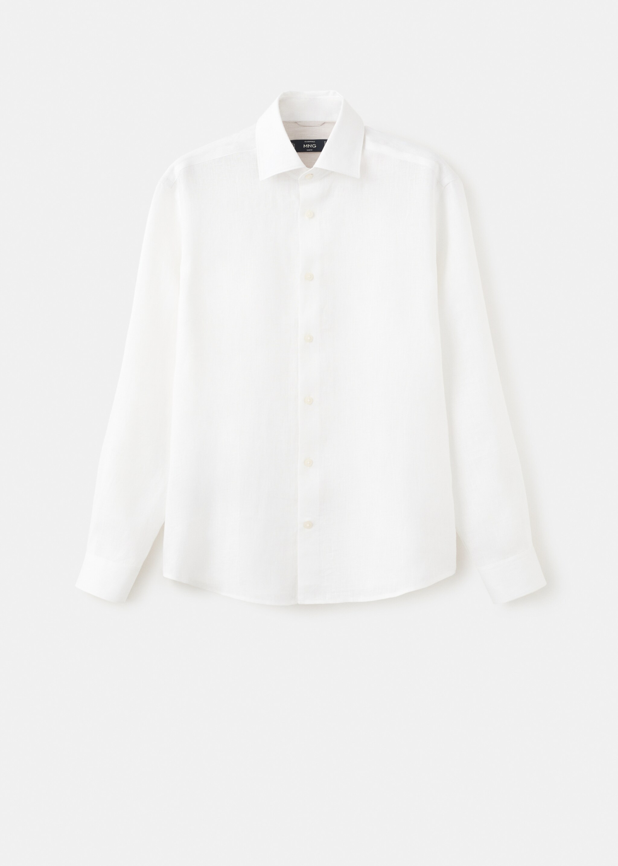 Chemise slim-fit 100 % lin - Article sans modèle, Blanc. Ref: 27095947-00.