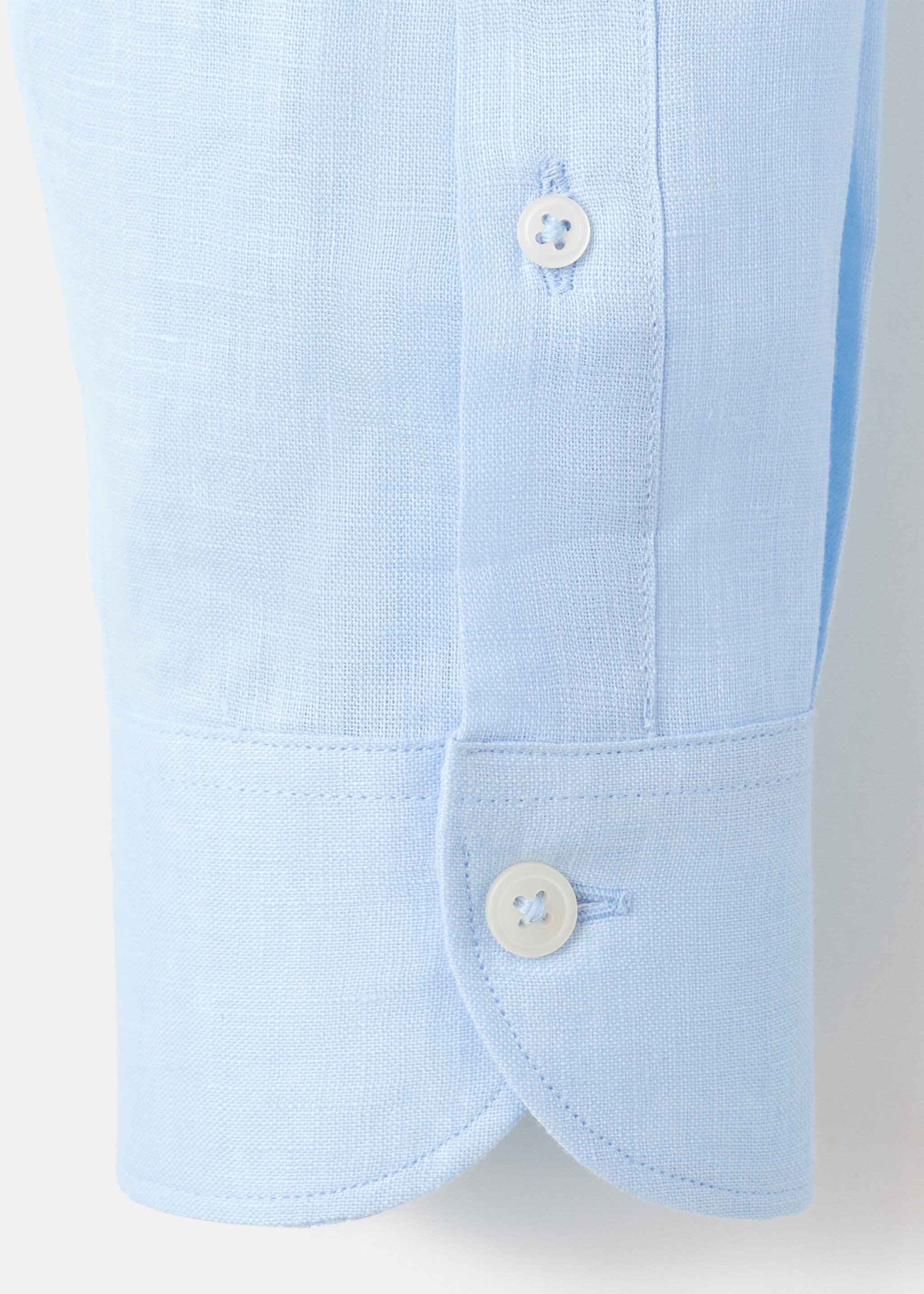 Chemise slim-fit 100 % lin - Détail de l'article 0, Bleu ciel. Ref: 27095947-00.