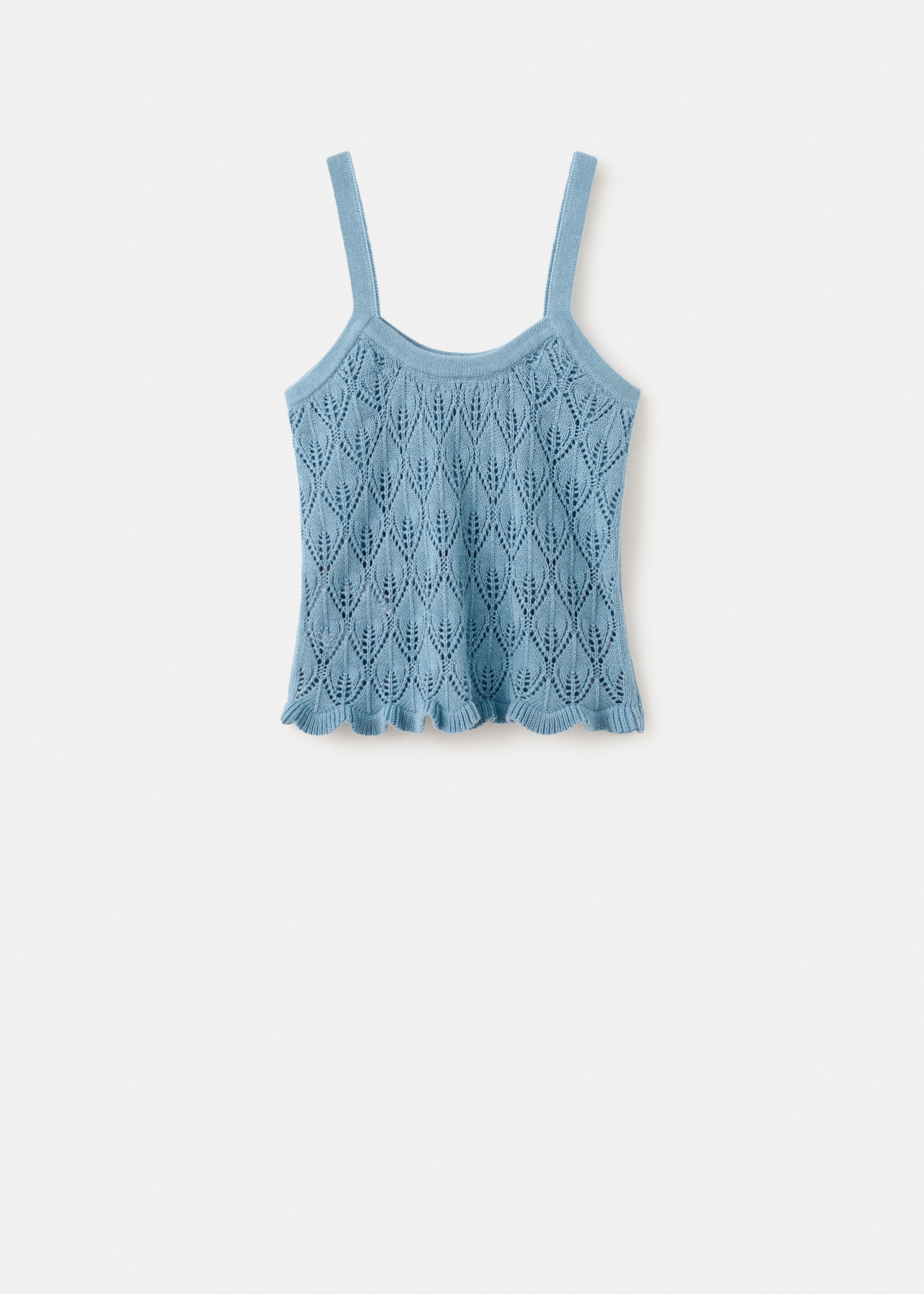 Top punto calado - Artículo sin modelo, Azul. Ref: 27095949-00.