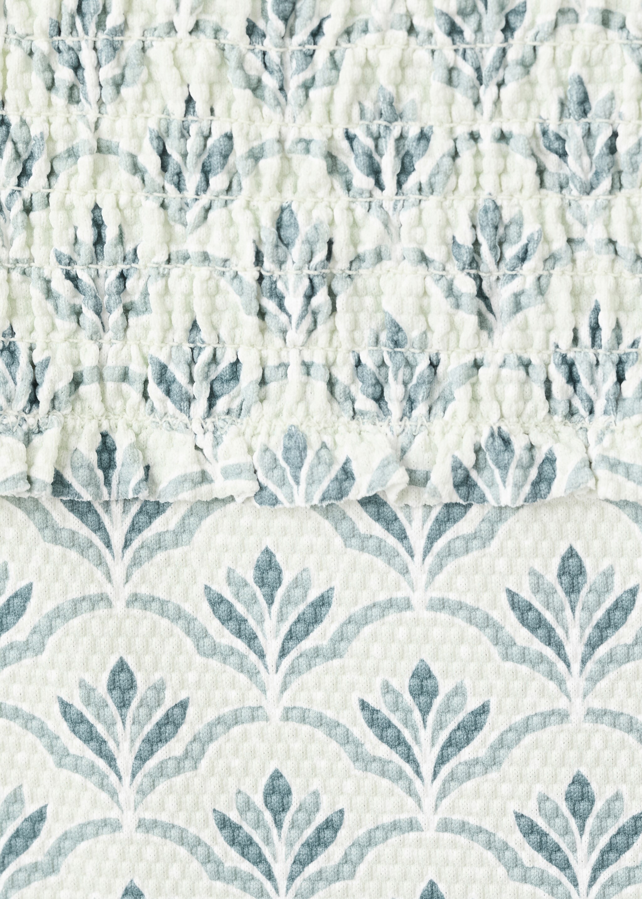 Floral print swimsuit - Details of the article 0, Aqua Green. Ref: 27095951-00.