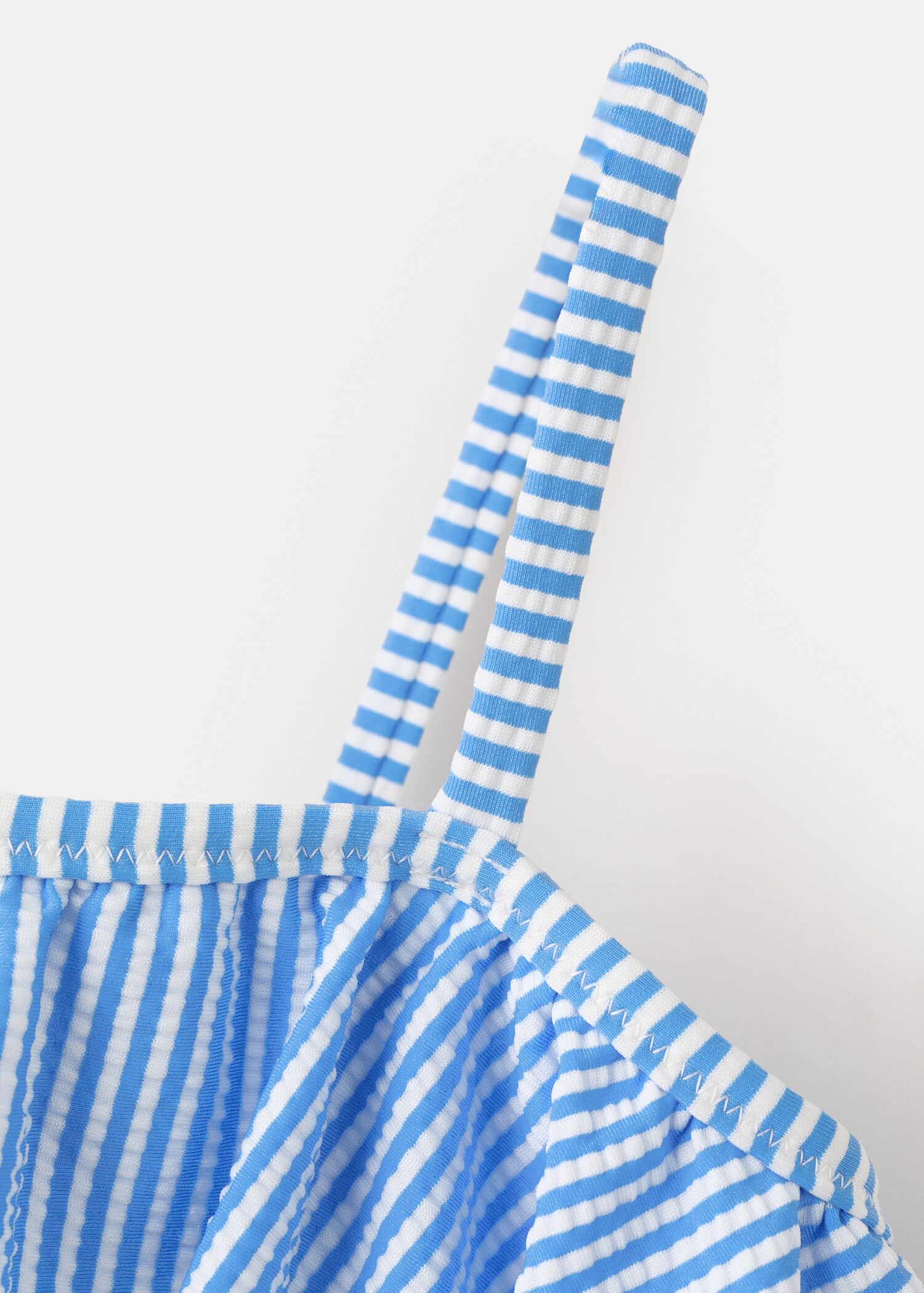 Ruffle striped swimsuit - Details of the article 8