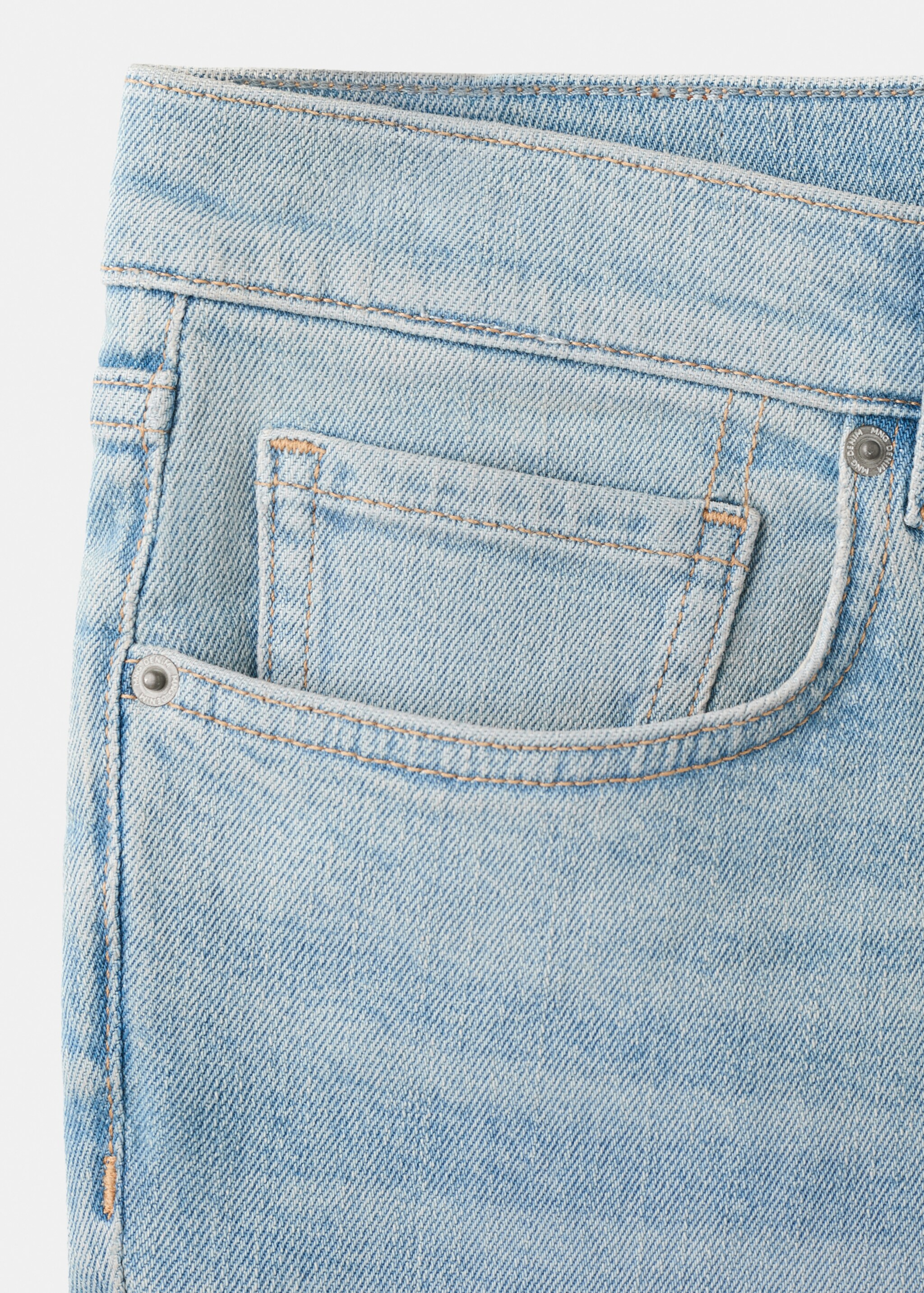 Bermuda en jean slim fit - Détail de l'article 0, Bleu clair. Ref: 27095957-00.