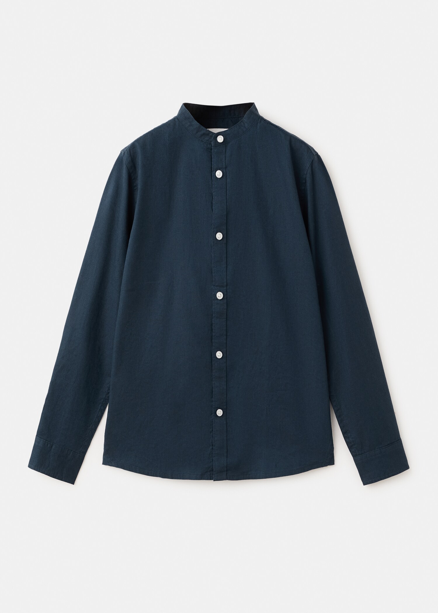 Linen-blend shirt - Article without model