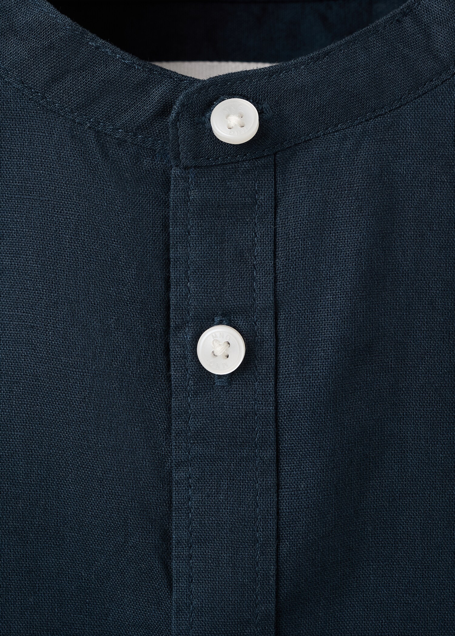 Linen-blend shirt - Details of the article 0
