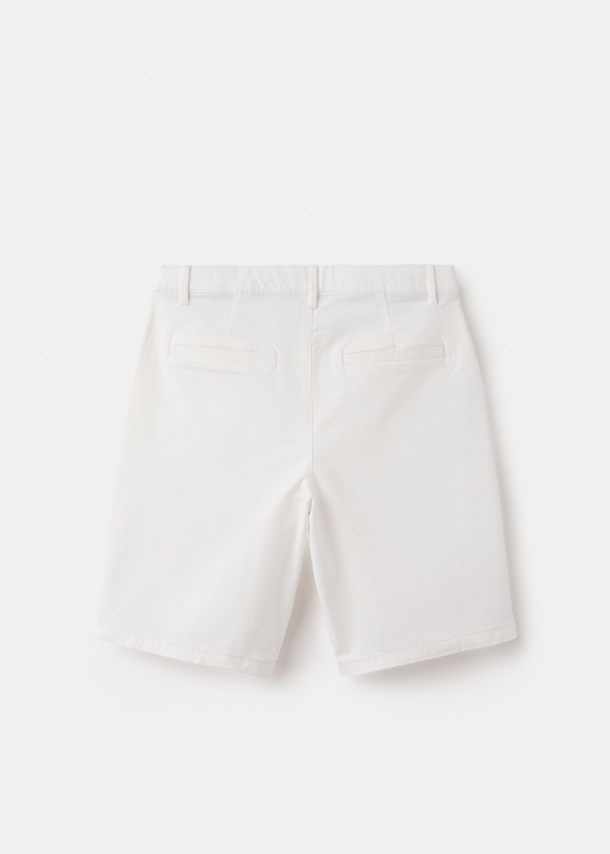 Cotton Bermuda shorts - Reverse of the article, White. Ref: 27095961-00.