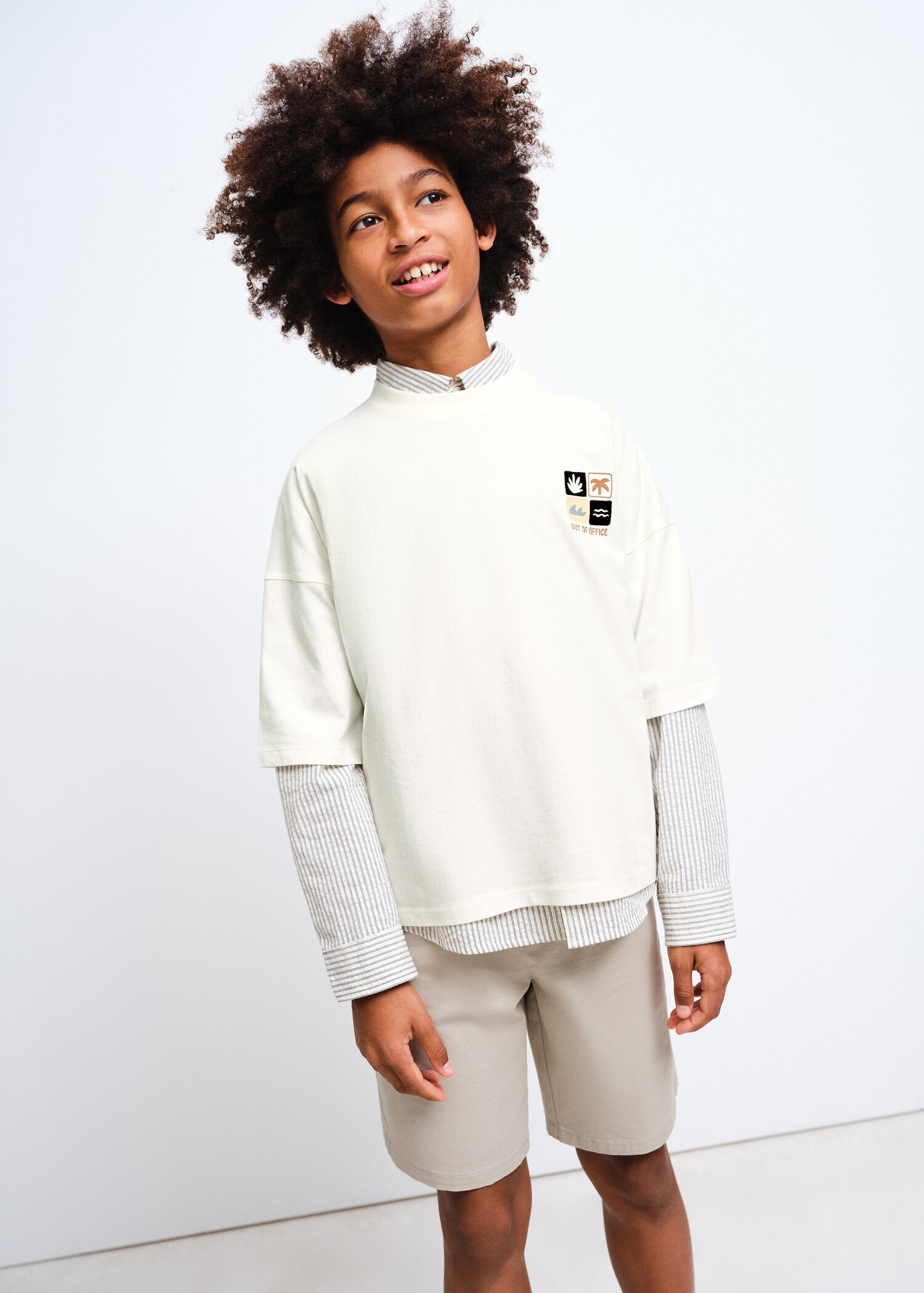 Bermuda coton - Plan moyen