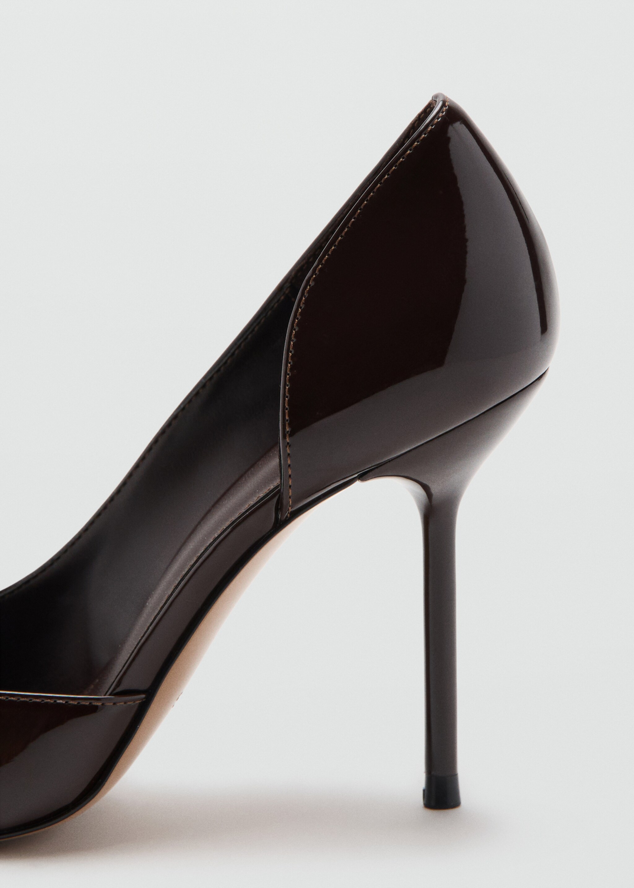 Chaussures vernies talon asymétrique - Détail de l'article 1, Bordeaux. Ref: 27095964-00.